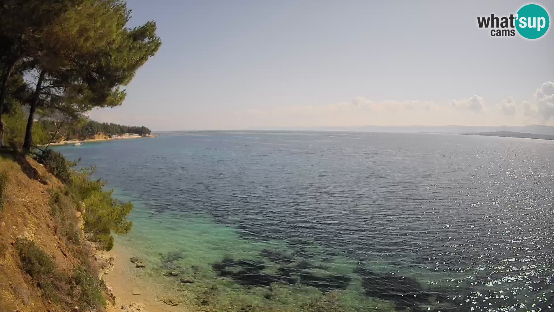 Webcam Potočine Beach Bol – Live View of Borak Beach, Brač Island