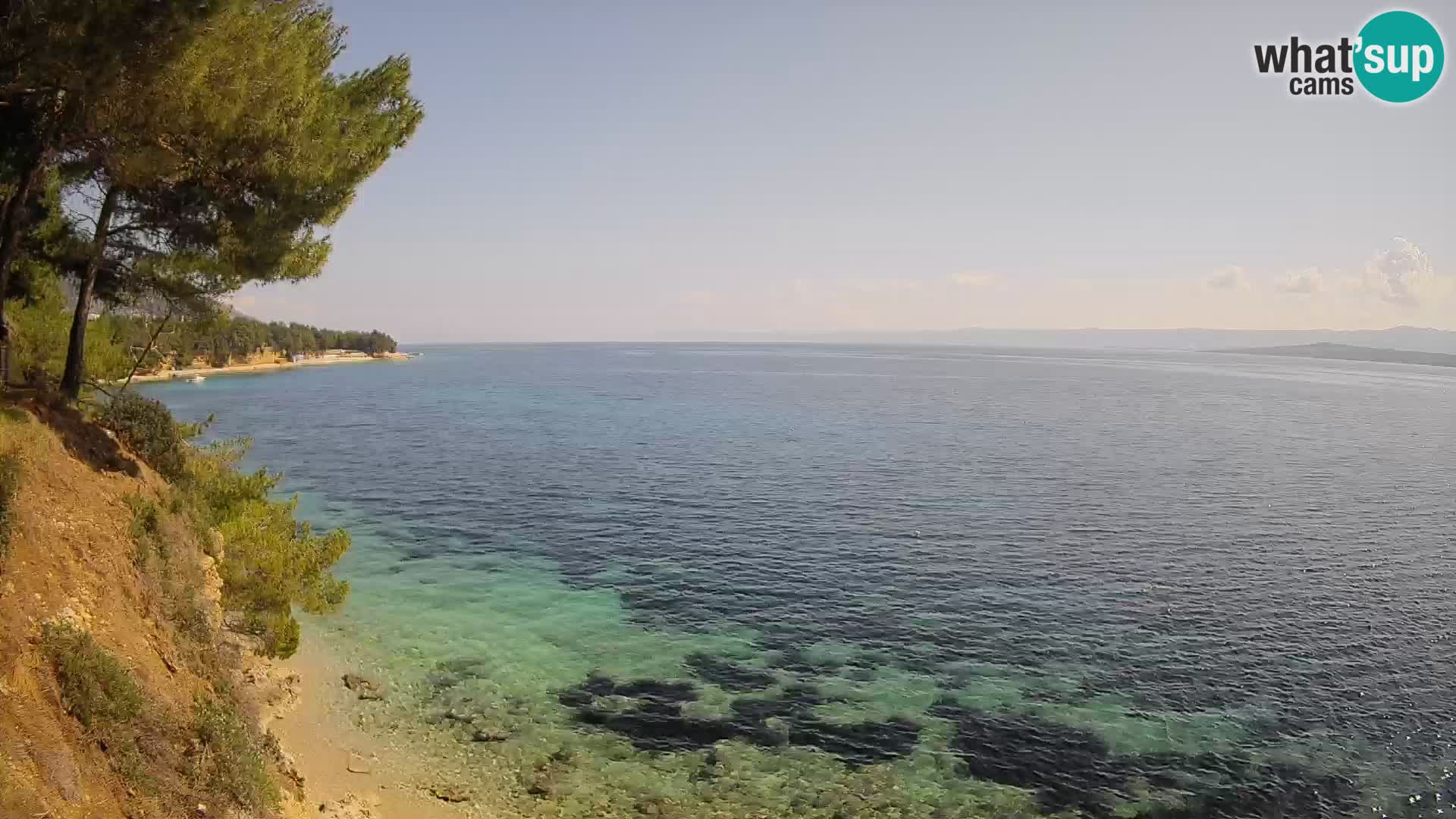 Webcam Potočine Beach Bol – Live View of Borak Beach, Brač Island