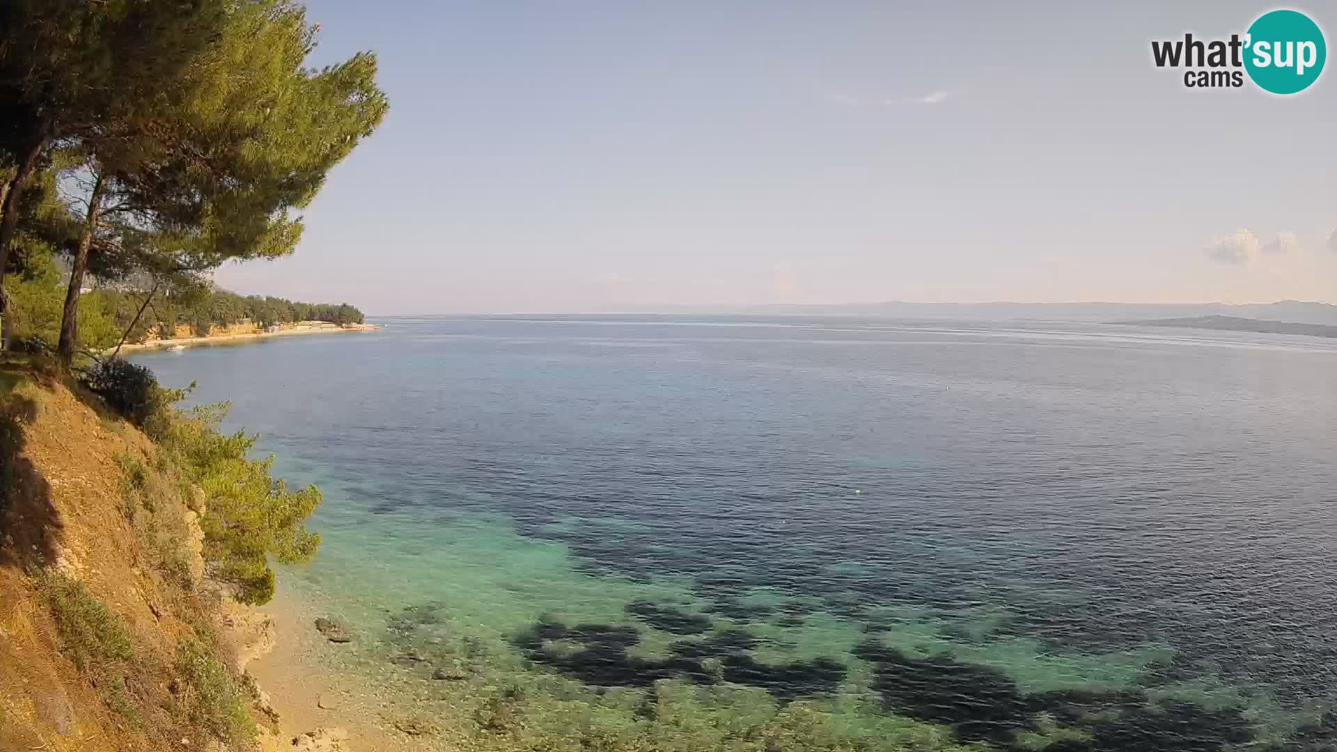 Webcam plage Potočine Bol – Vue en direct sur Borak Beach, île de Brač
