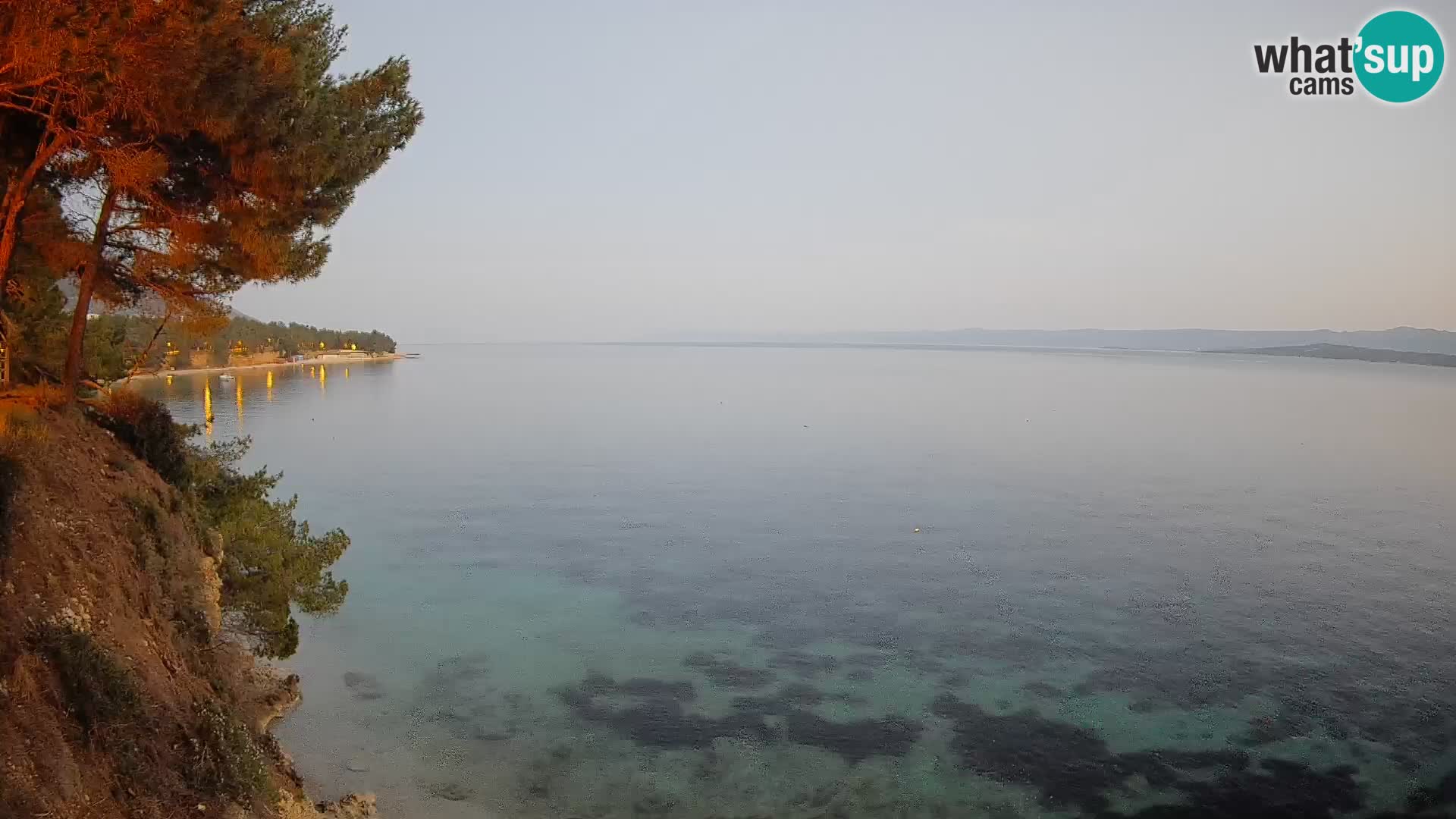 Webcam plage Potočine Bol – Vue en direct sur Borak Beach, île de Brač