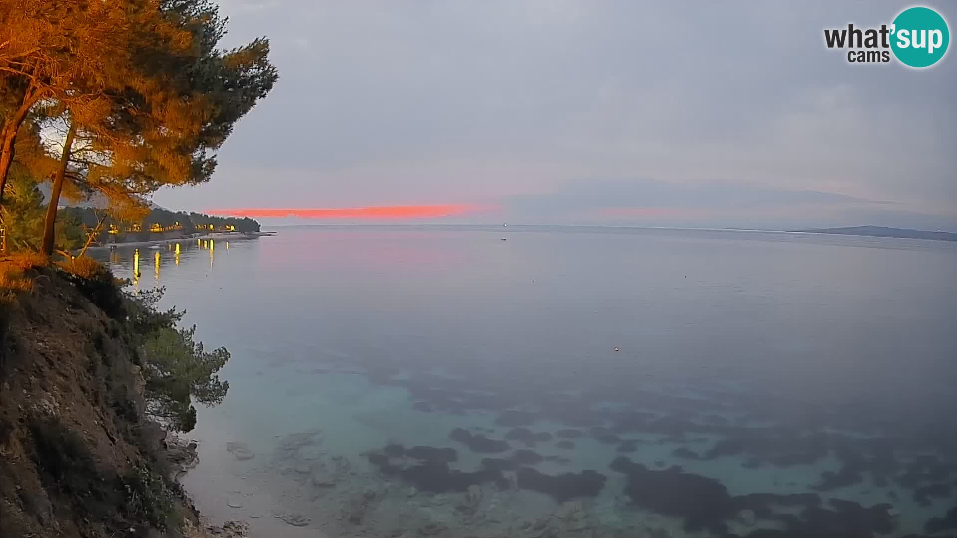 Webcam Playa Potočine Bol – Vista en vivo de Borak Beach, Isla de Brač