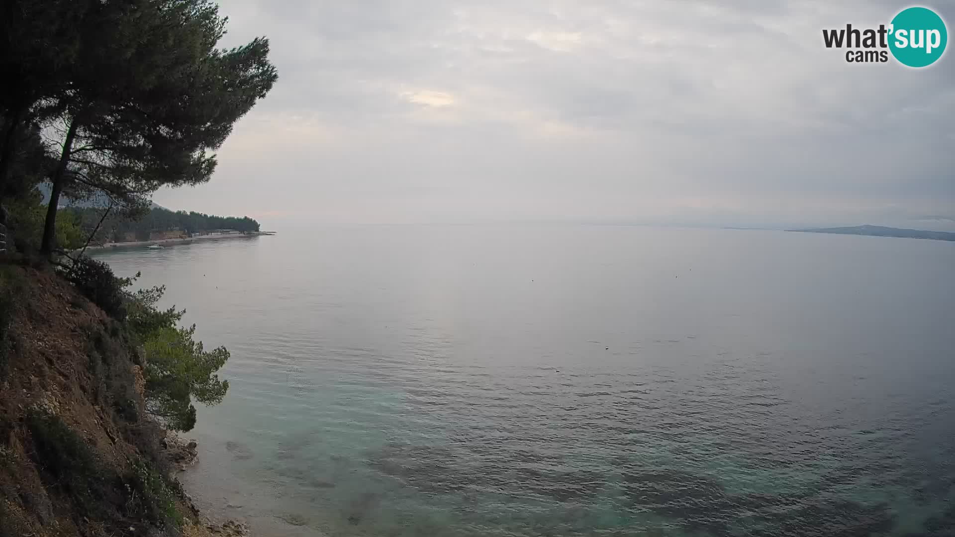 Web kamera Potočine Bol – Pogled uživo na plažu Borak, otok Brač
