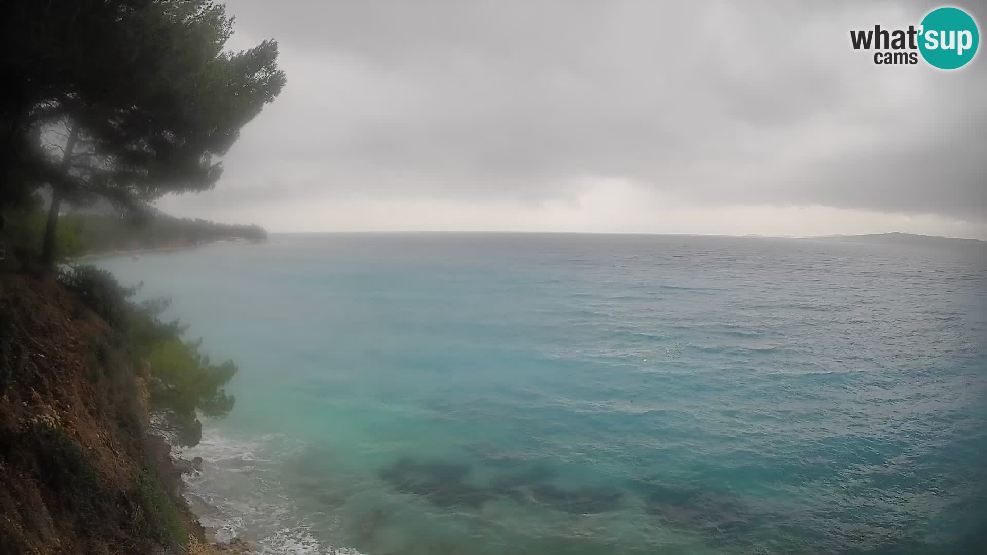 Webcam Potočine Beach Bol – Live View of Borak Beach, Brač Island