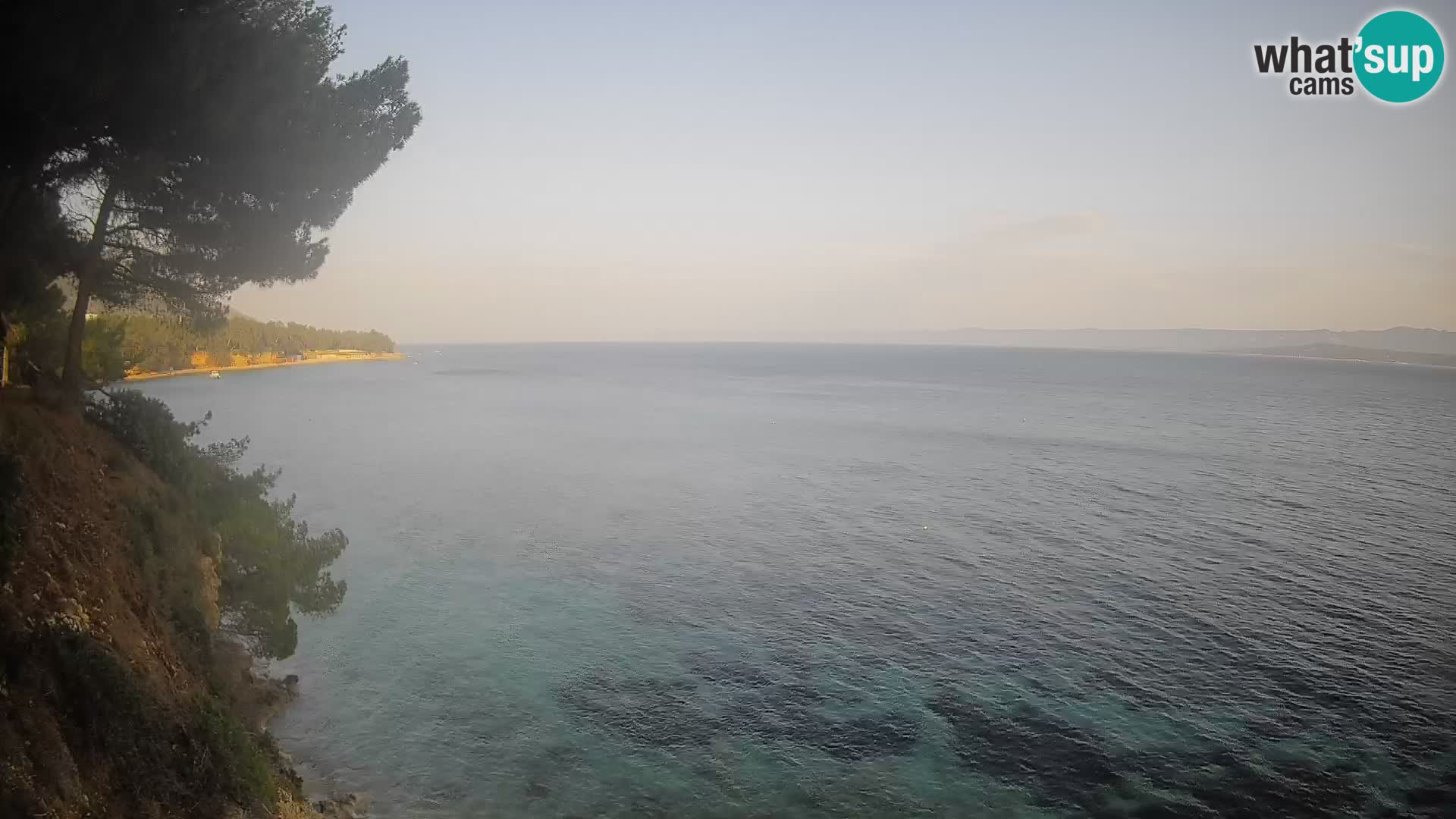 Webcam Potočine Beach Bol – Live View of Borak Beach, Brač Island