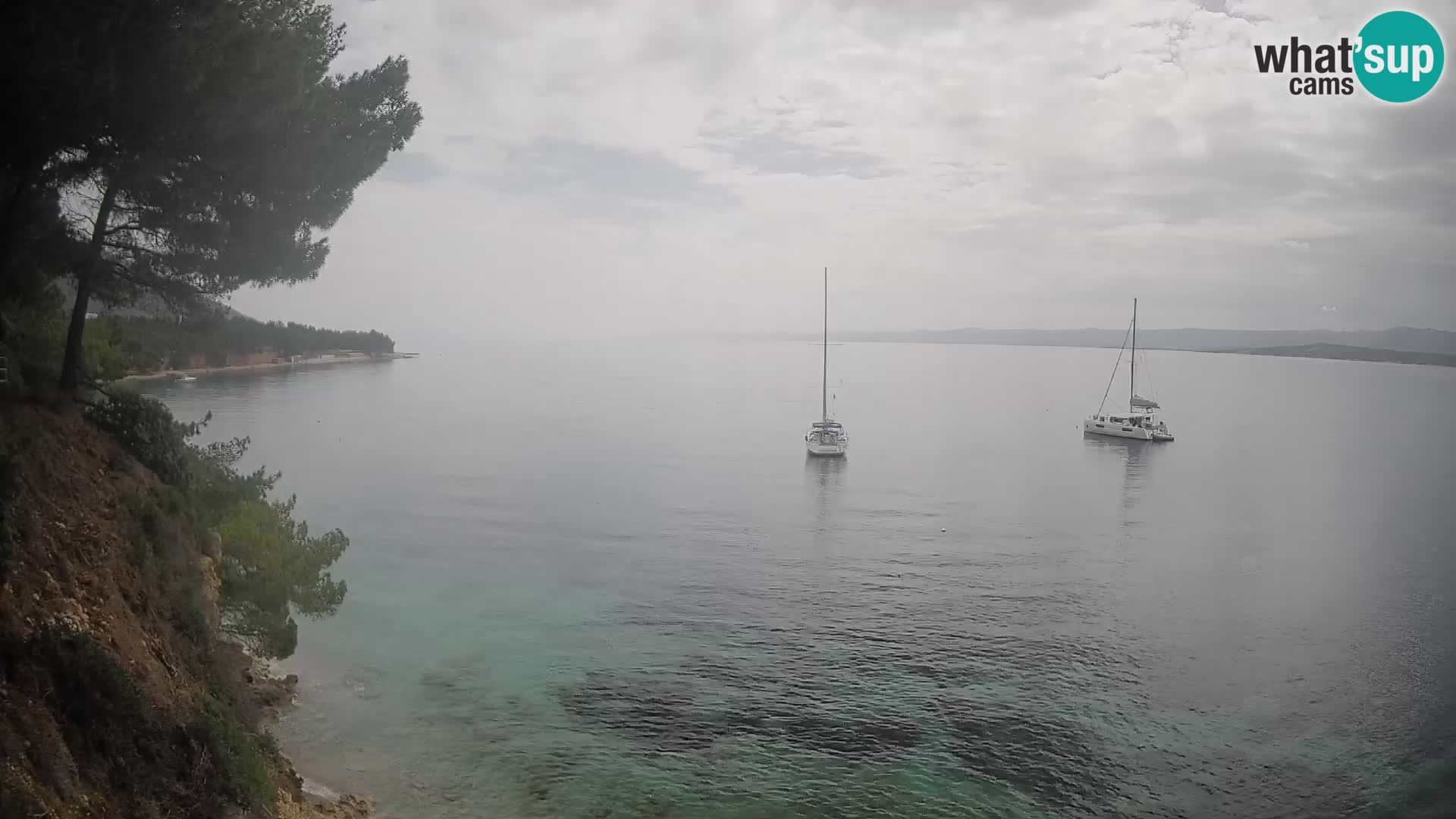 Webcam Strand Potočine Bol – Liveblick auf Borak Beach, Insel Brač