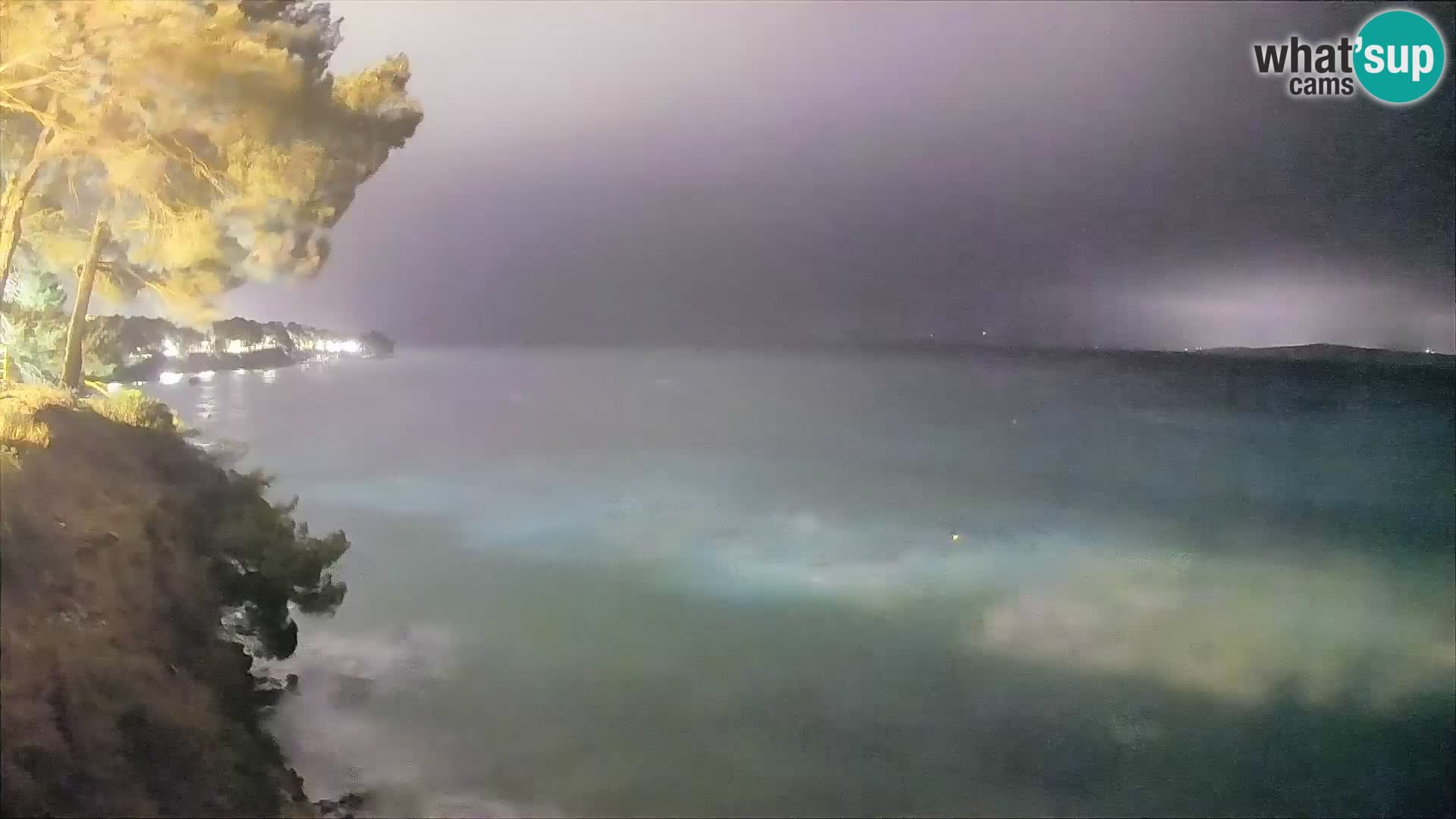 Webcam Playa Potočine Bol – Vista en vivo de Borak Beach, Isla de Brač