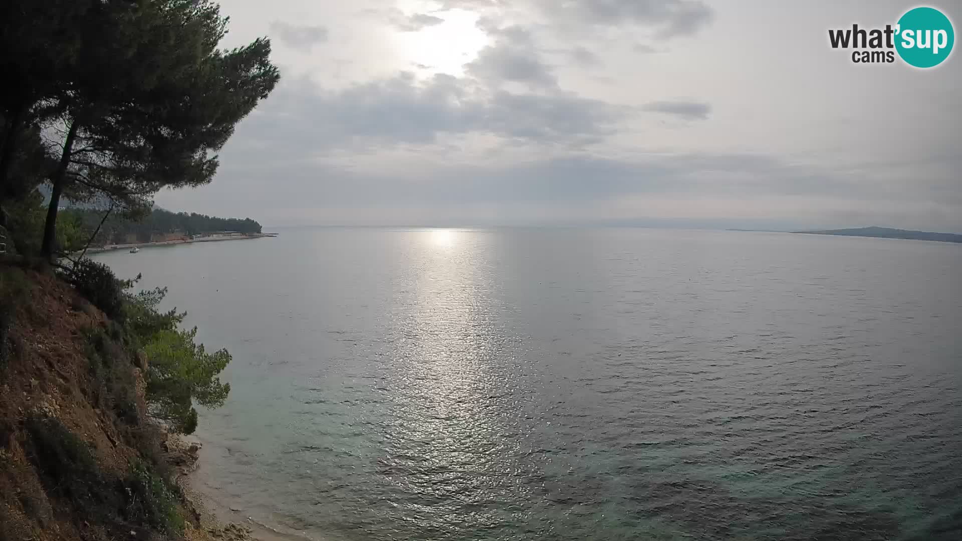 Webcam Spiaggia Potočine Bol – Vista live sulla spiaggia Borak, Isola di Brač