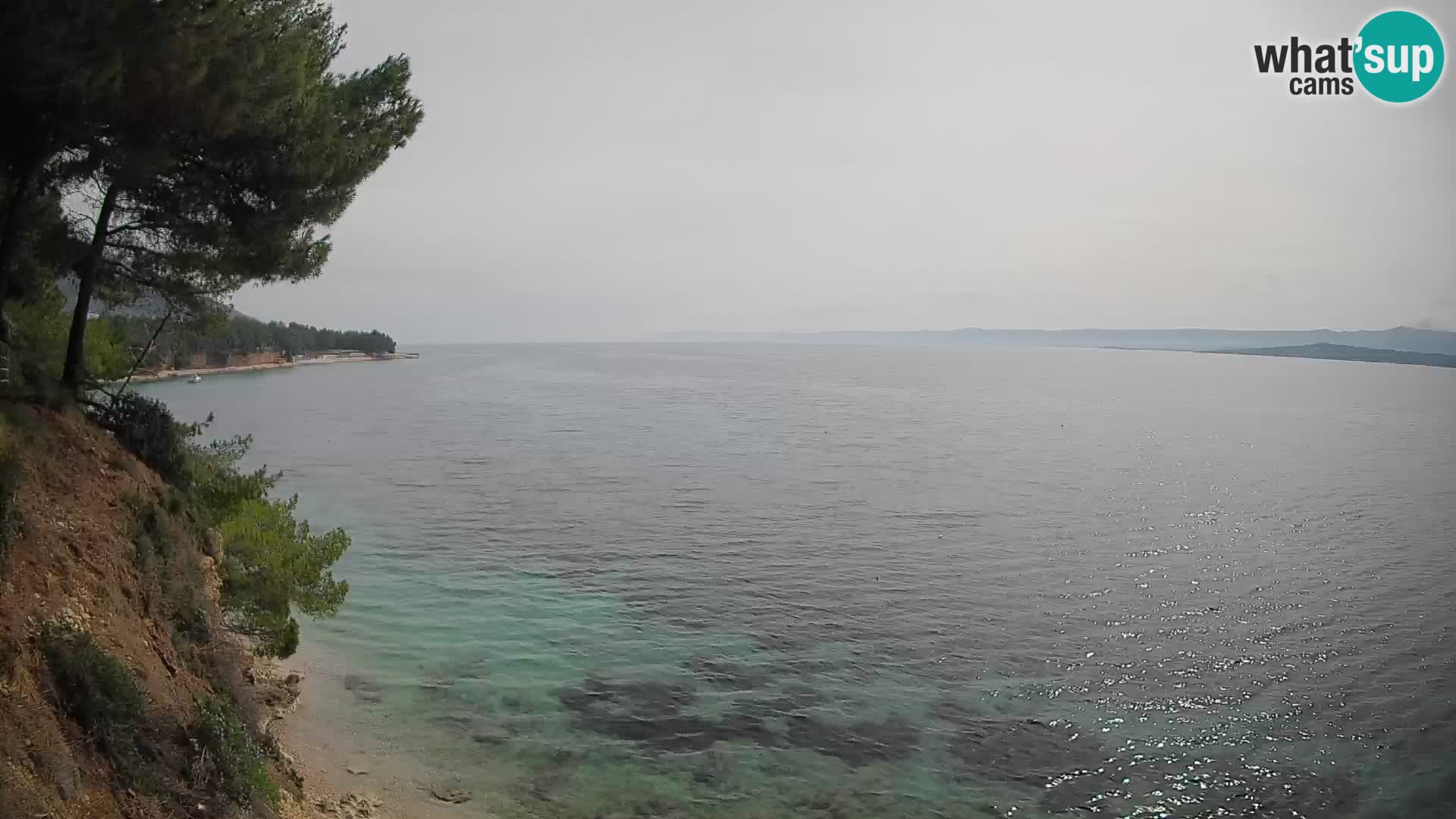 Webcam Playa Potočine Bol – Vista en vivo de Borak Beach, Isla de Brač