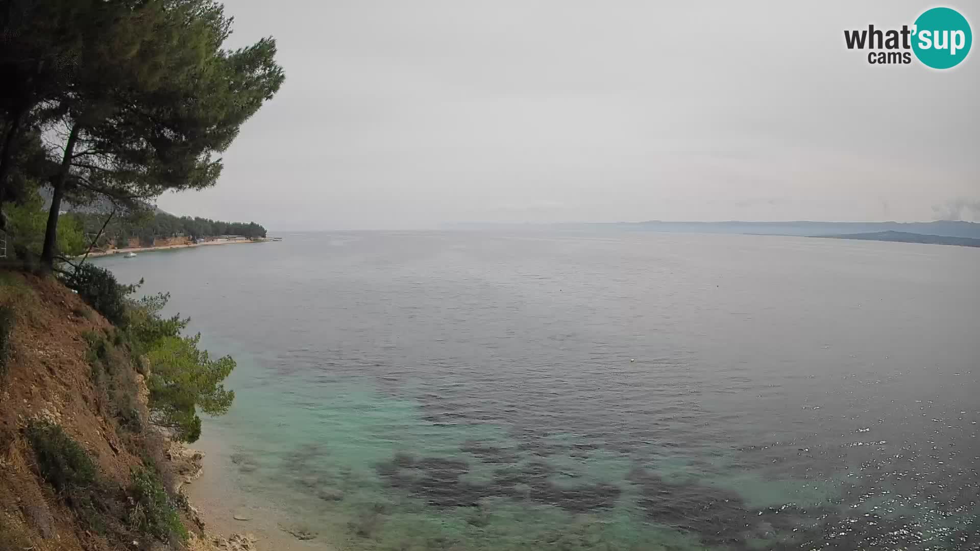 Webcam Playa Potočine Bol – Vista en vivo de Borak Beach, Isla de Brač