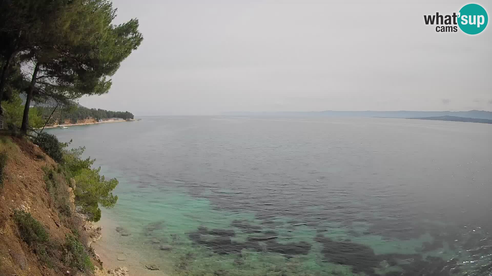 Webcam Strand Potočine Bol – Liveblick auf Borak Beach, Insel Brač
