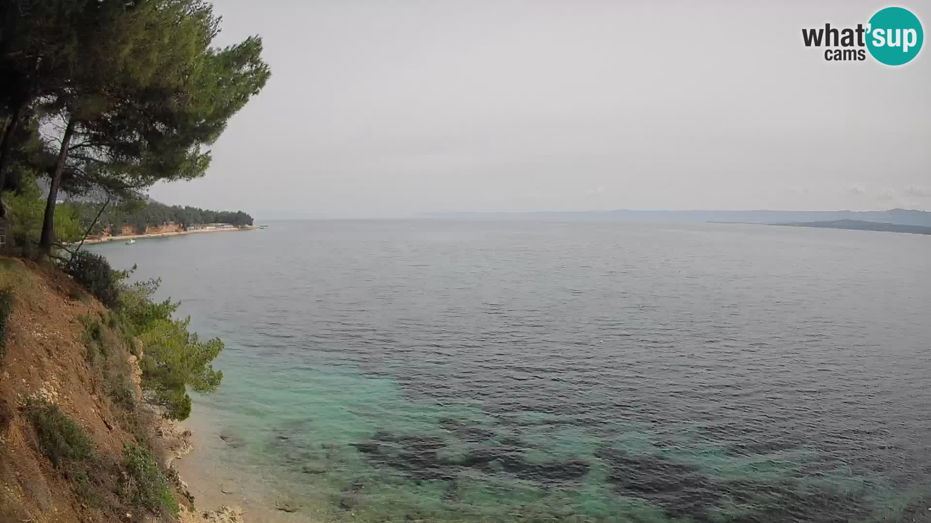 Webcam Playa Potočine Bol – Vista en vivo de Borak Beach, Isla de Brač