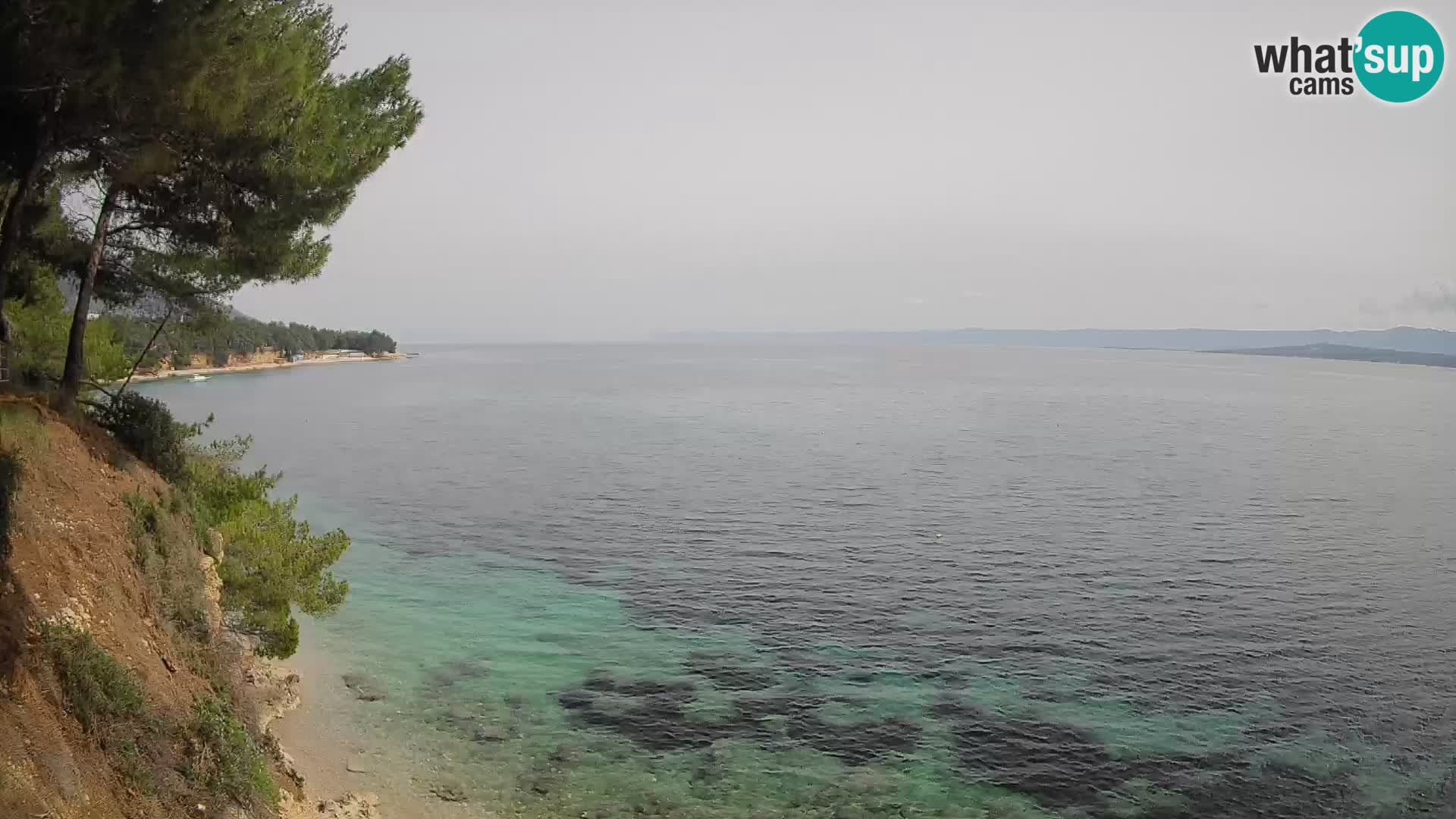 Webcam Strand Potočine Bol – Liveblick auf Borak Beach, Insel Brač