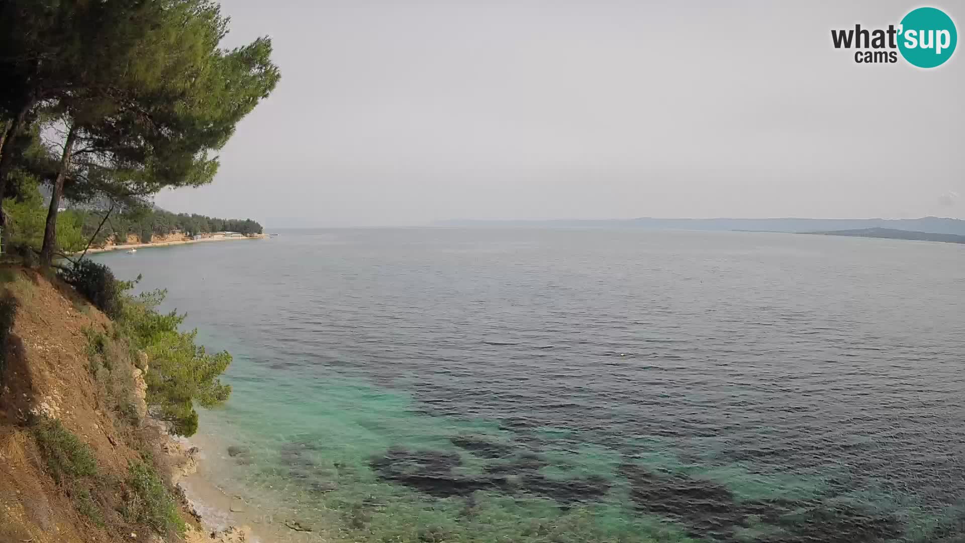 Webcam Playa Potočine Bol – Vista en vivo de Borak Beach, Isla de Brač