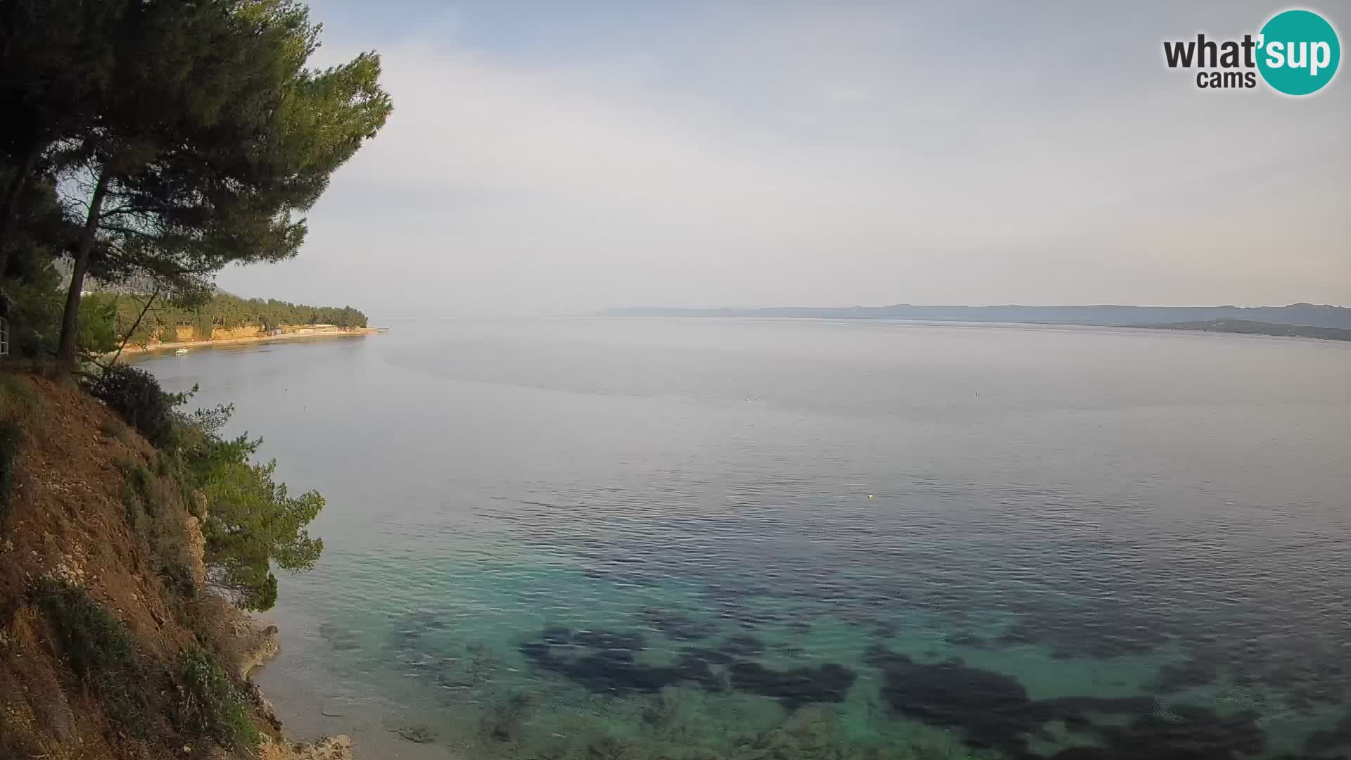 Webcam Strand Potočine Bol – Liveblick auf Borak Beach, Insel Brač