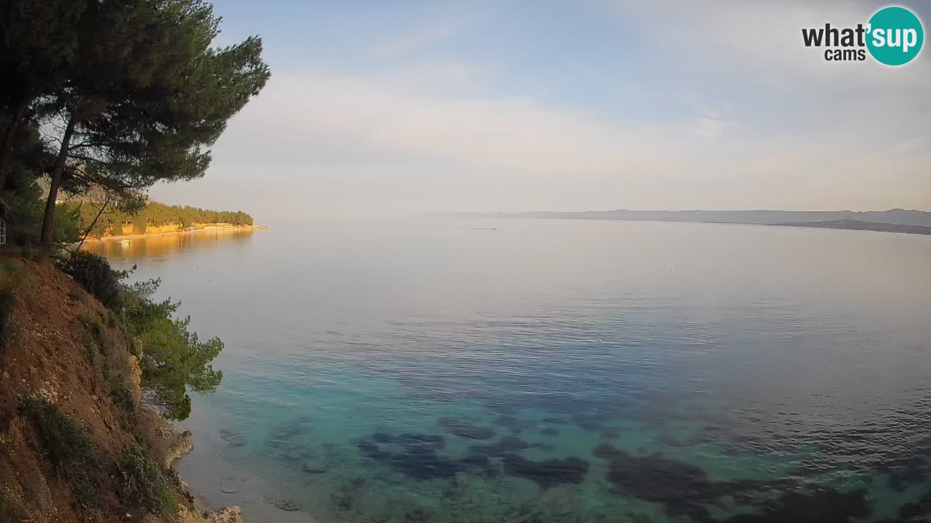 Webcam plage Potočine Bol – Vue en direct sur Borak Beach, île de Brač