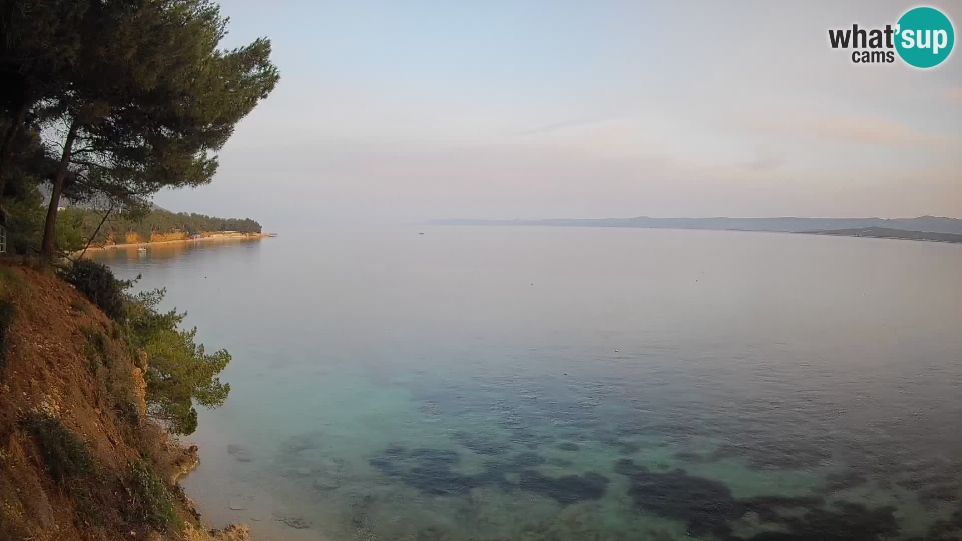 Webcam Playa Potočine Bol – Vista en vivo de Borak Beach, Isla de Brač