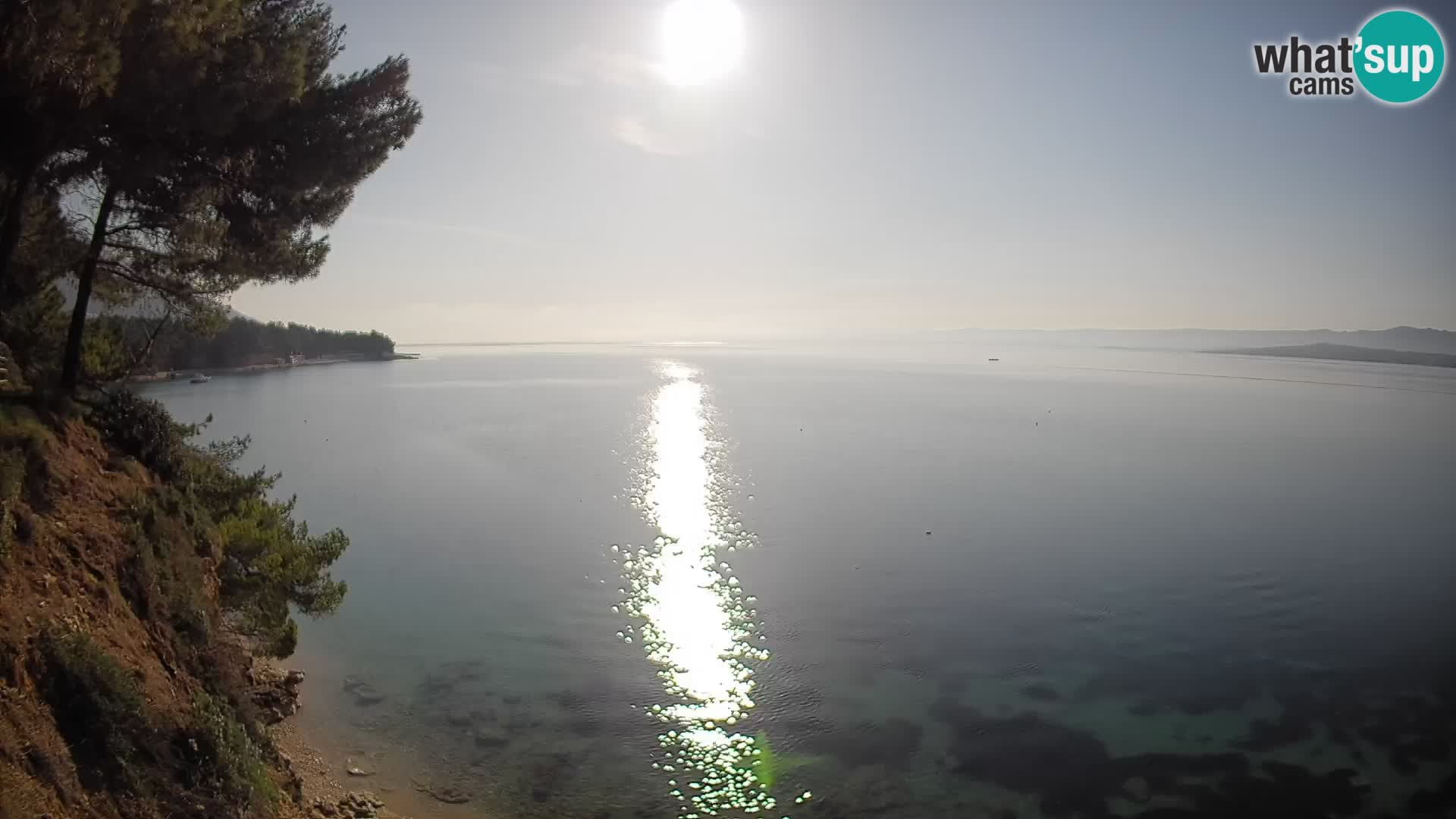 Webcam plage Potočine Bol – Vue en direct sur Borak Beach, île de Brač