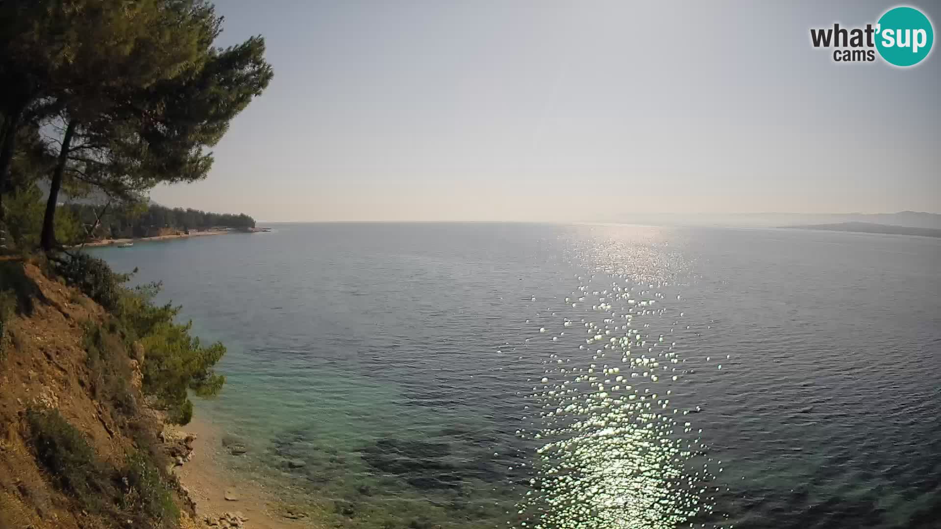 Webcam Playa Potočine Bol – Vista en vivo de Borak Beach, Isla de Brač