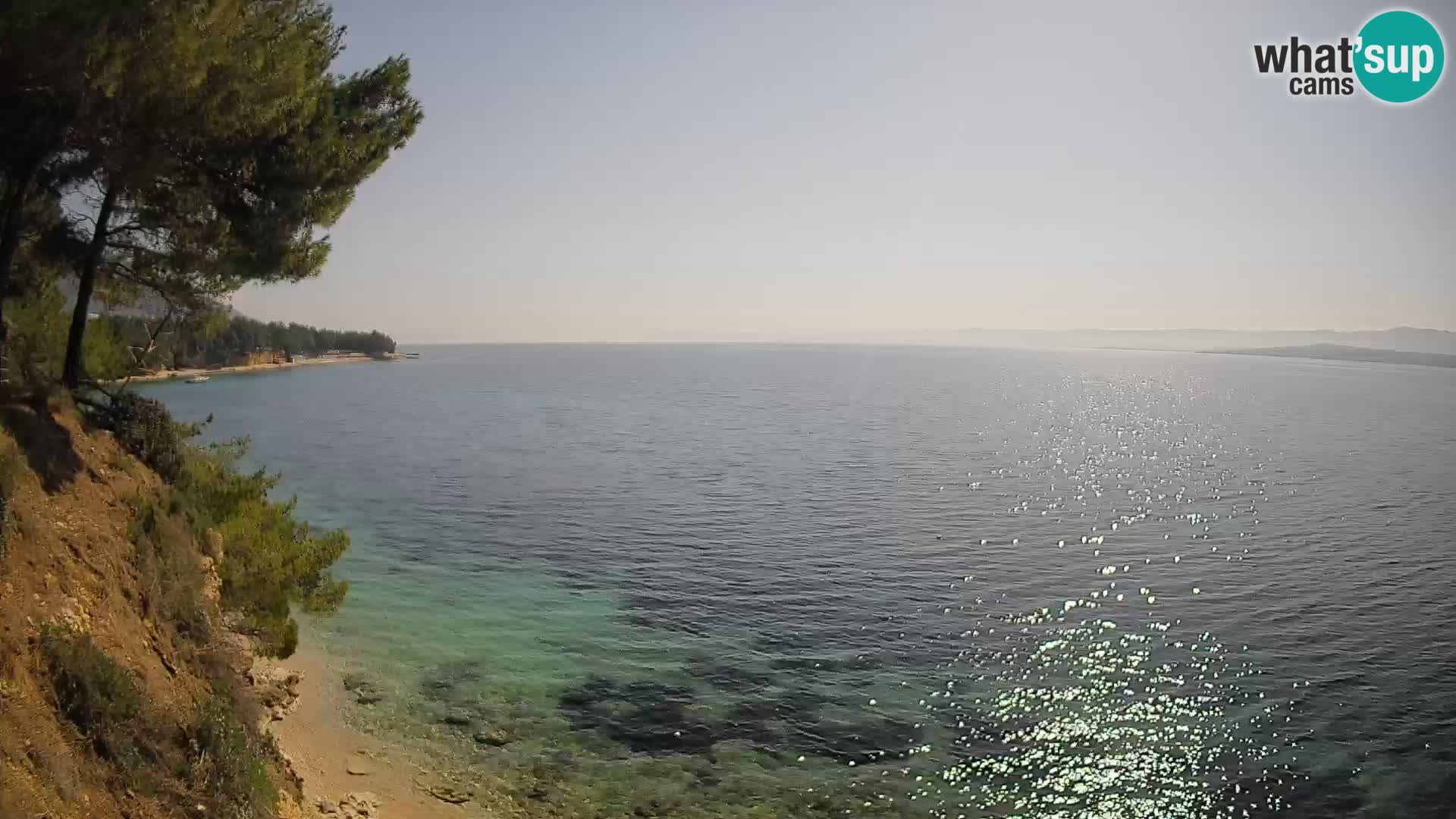 Webcam plage Potočine Bol – Vue en direct sur Borak Beach, île de Brač