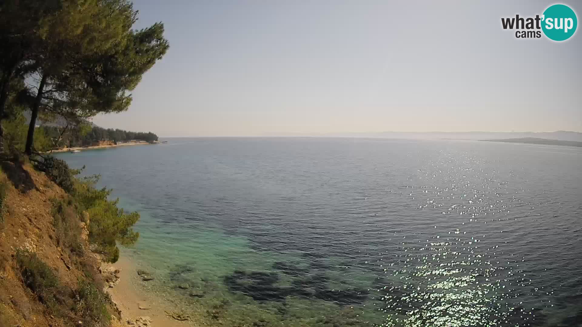 Webcam Strand Potočine Bol – Liveblick auf Borak Beach, Insel Brač