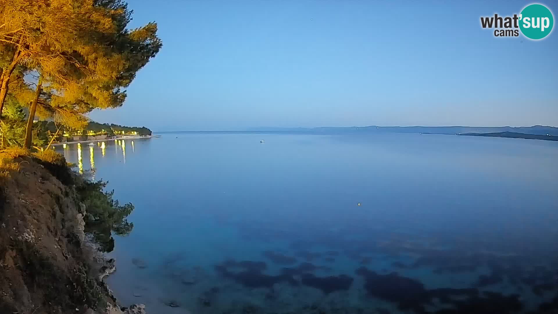 Webcam plage Potočine Bol – Vue en direct sur Borak Beach, île de Brač