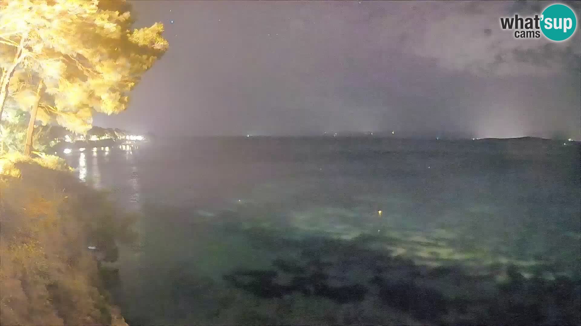 Webcam Spiaggia Potočine Bol – Vista live sulla spiaggia Borak, Isola di Brač