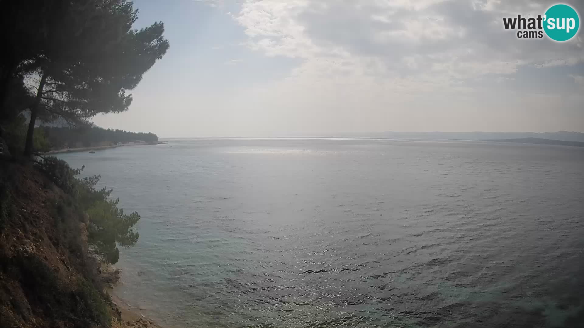 Webcam Spiaggia Potočine Bol – Vista live sulla spiaggia Borak, Isola di Brač