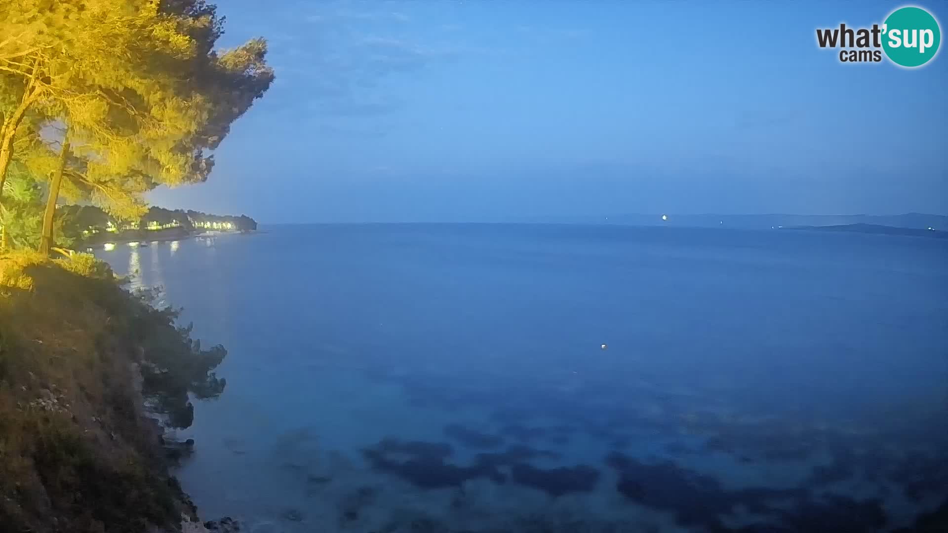 Webcam Potočine Beach Bol – Live View of Borak Beach, Brač Island