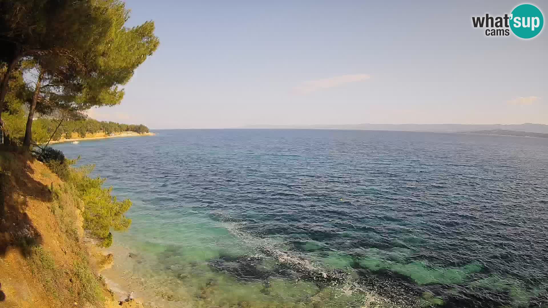 Webcam Potočine Beach Bol – Live View of Borak Beach, Brač Island