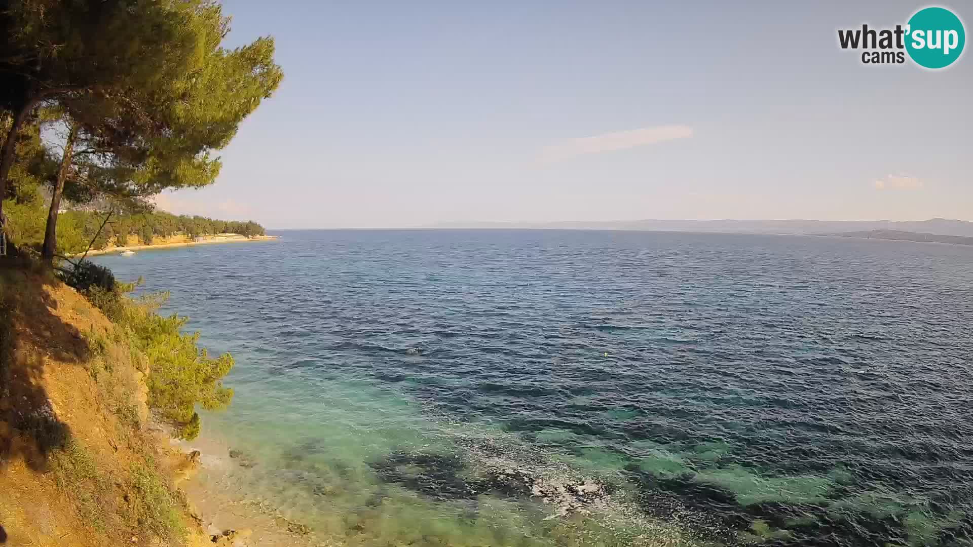 Webcam plage Potočine Bol – Vue en direct sur Borak Beach, île de Brač