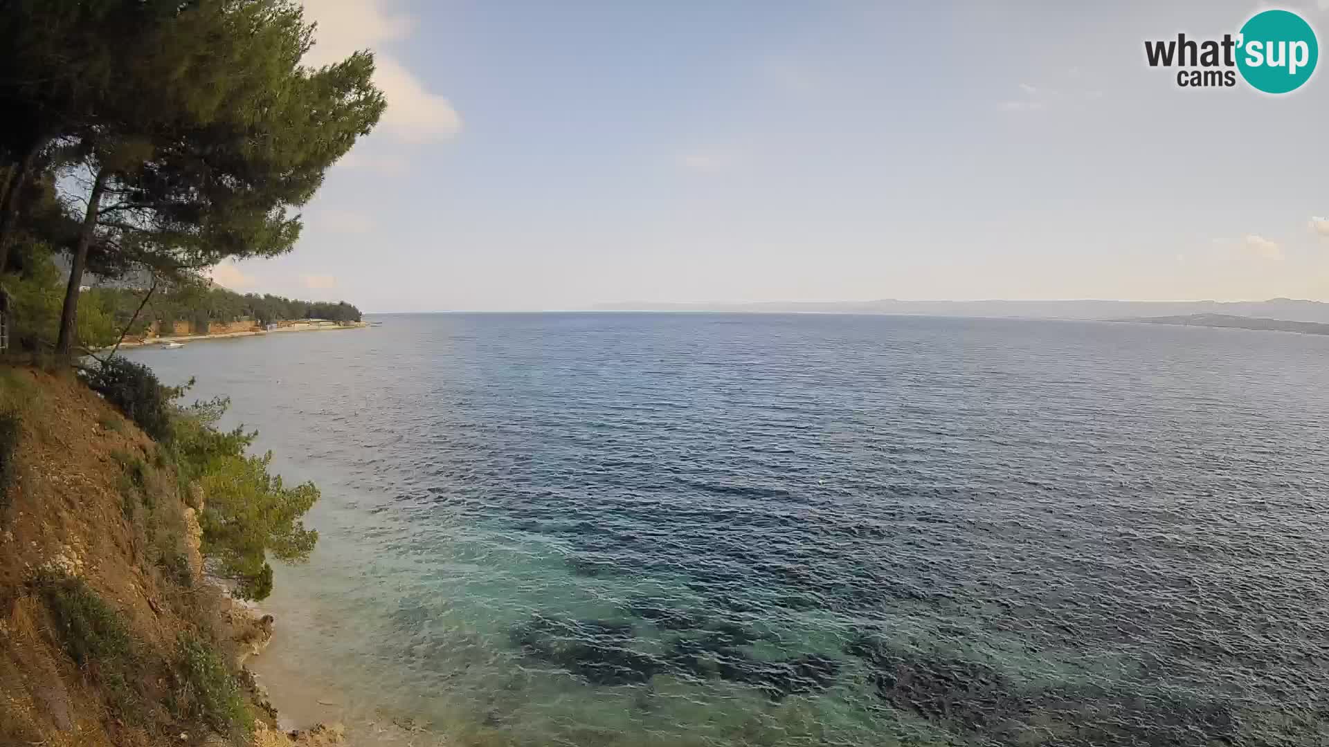 Webcam Potočine Beach Bol – Live View of Borak Beach, Brač Island