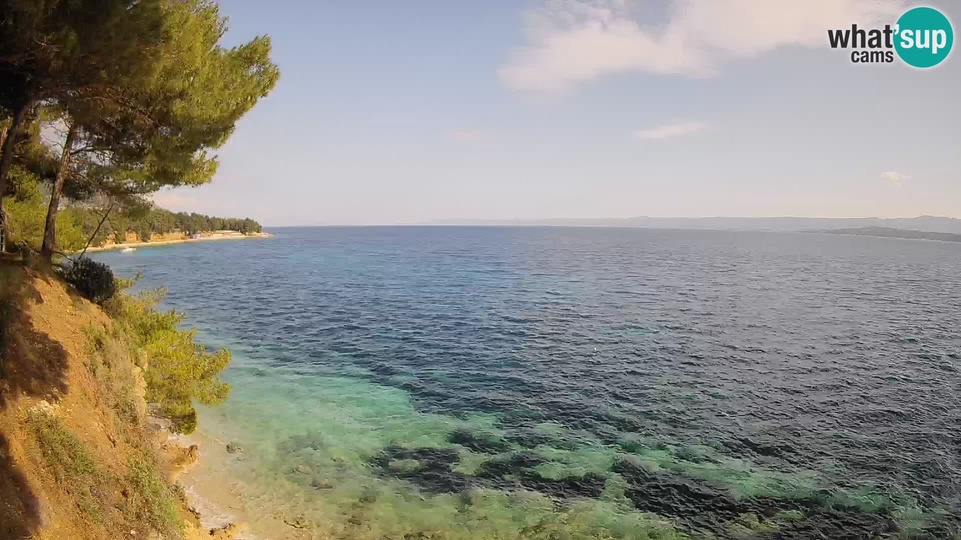 Webcam Potočine Beach Bol – Live View of Borak Beach, Brač Island