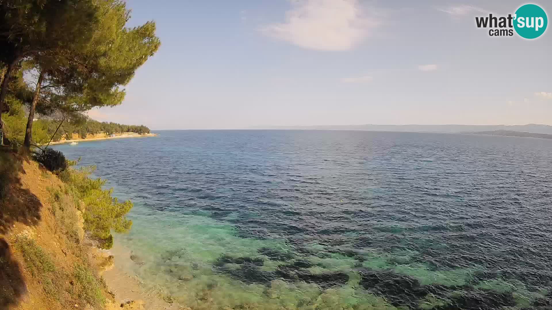 Webcam plage Potočine Bol – Vue en direct sur Borak Beach, île de Brač