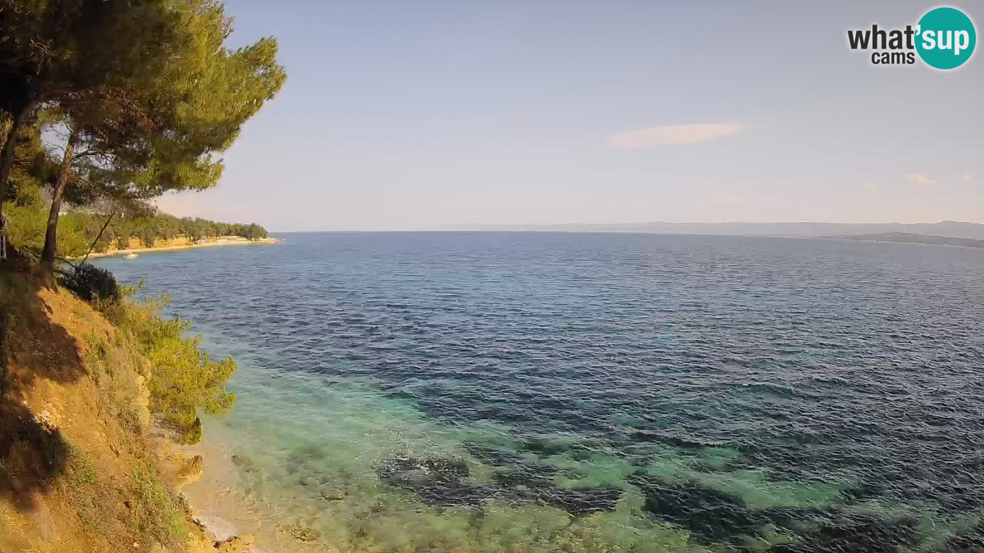Webcam Strand Potočine Bol – Liveblick auf Borak Beach, Insel Brač