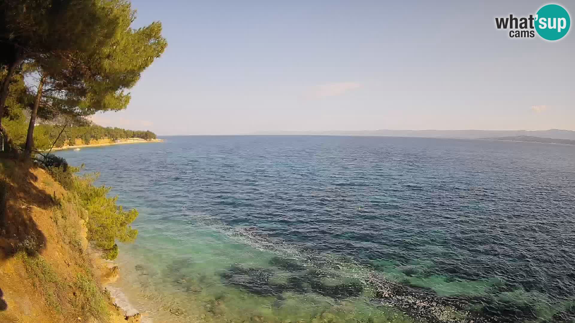 Webcam Potočine Beach Bol – Live View of Borak Beach, Brač Island
