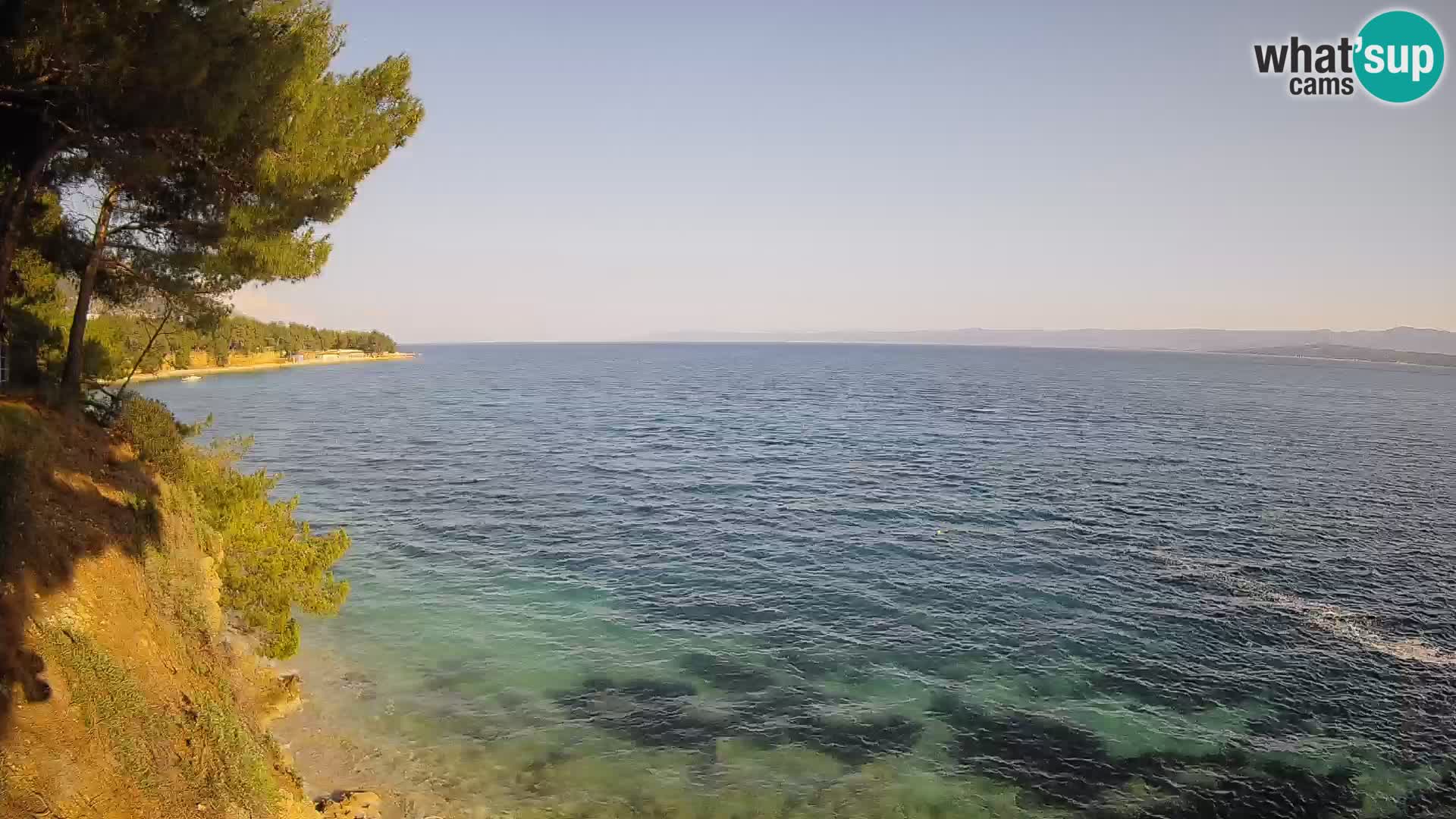 Webcam plage Potočine Bol – Vue en direct sur Borak Beach, île de Brač