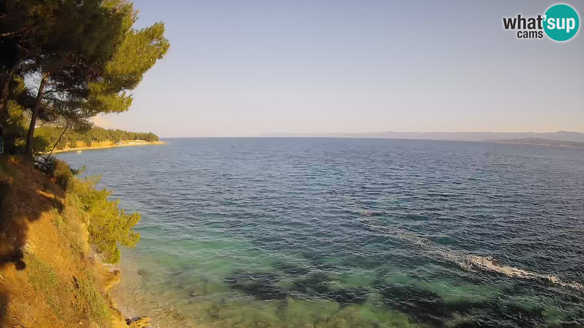 Webcam Potočine Beach Bol – Live View of Borak Beach, Brač Island
