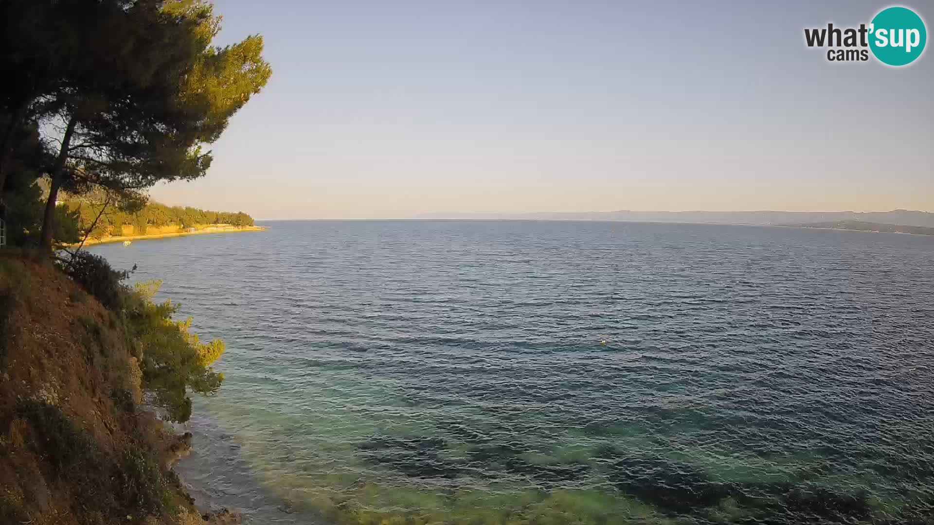 Webcam plage Potočine Bol – Vue en direct sur Borak Beach, île de Brač