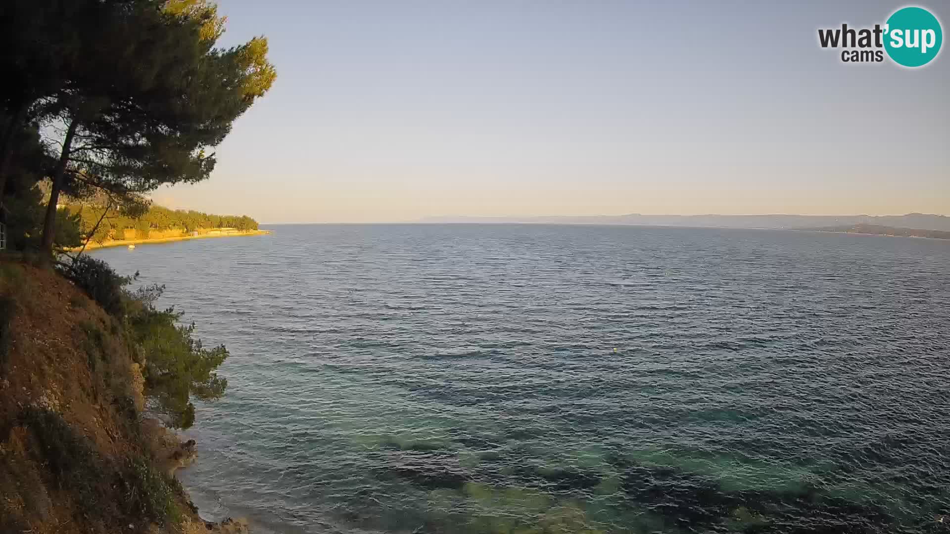 Webcam plage Potočine Bol – Vue en direct sur Borak Beach, île de Brač