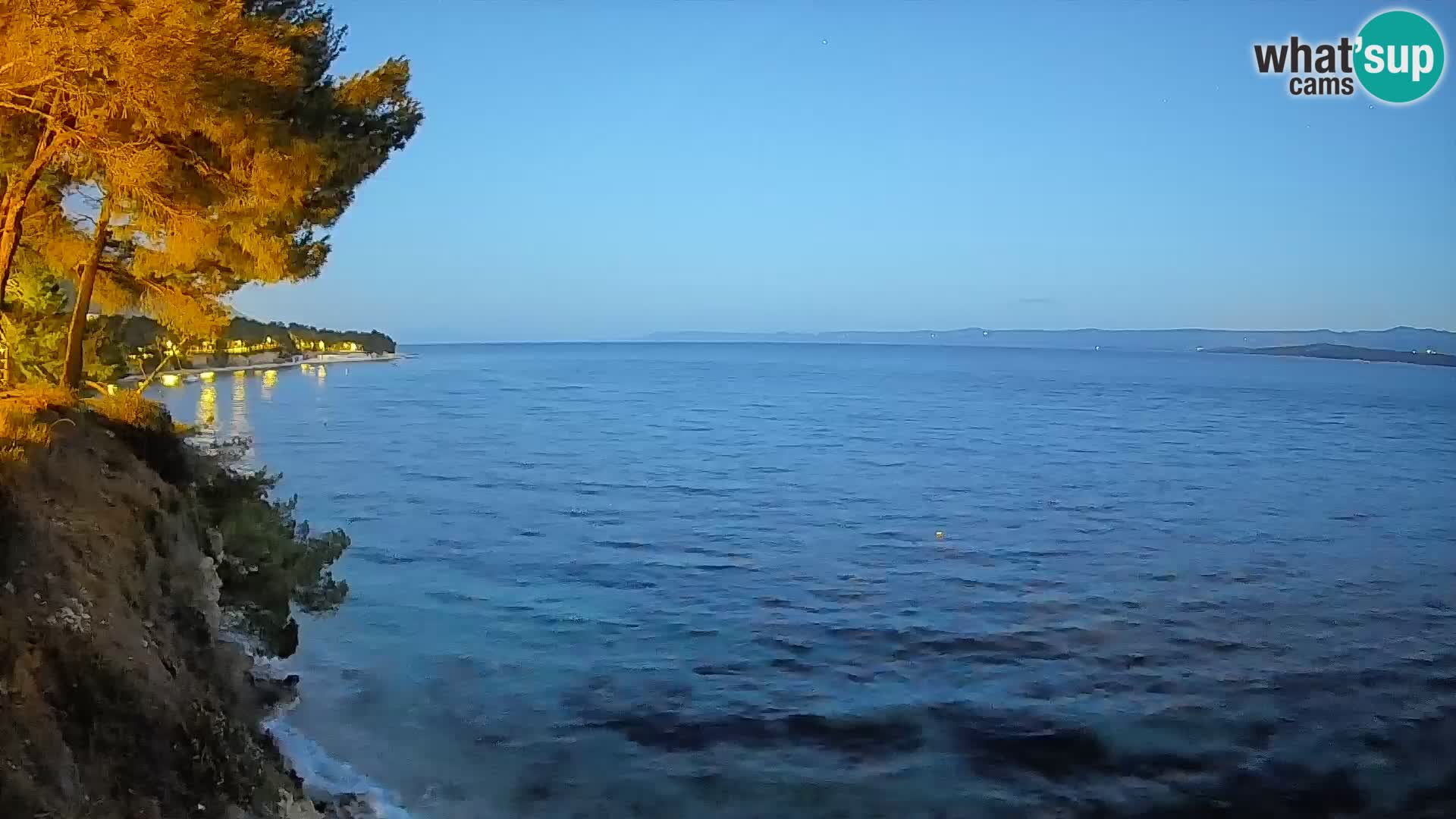 Webcam plage Potočine Bol – Vue en direct sur Borak Beach, île de Brač