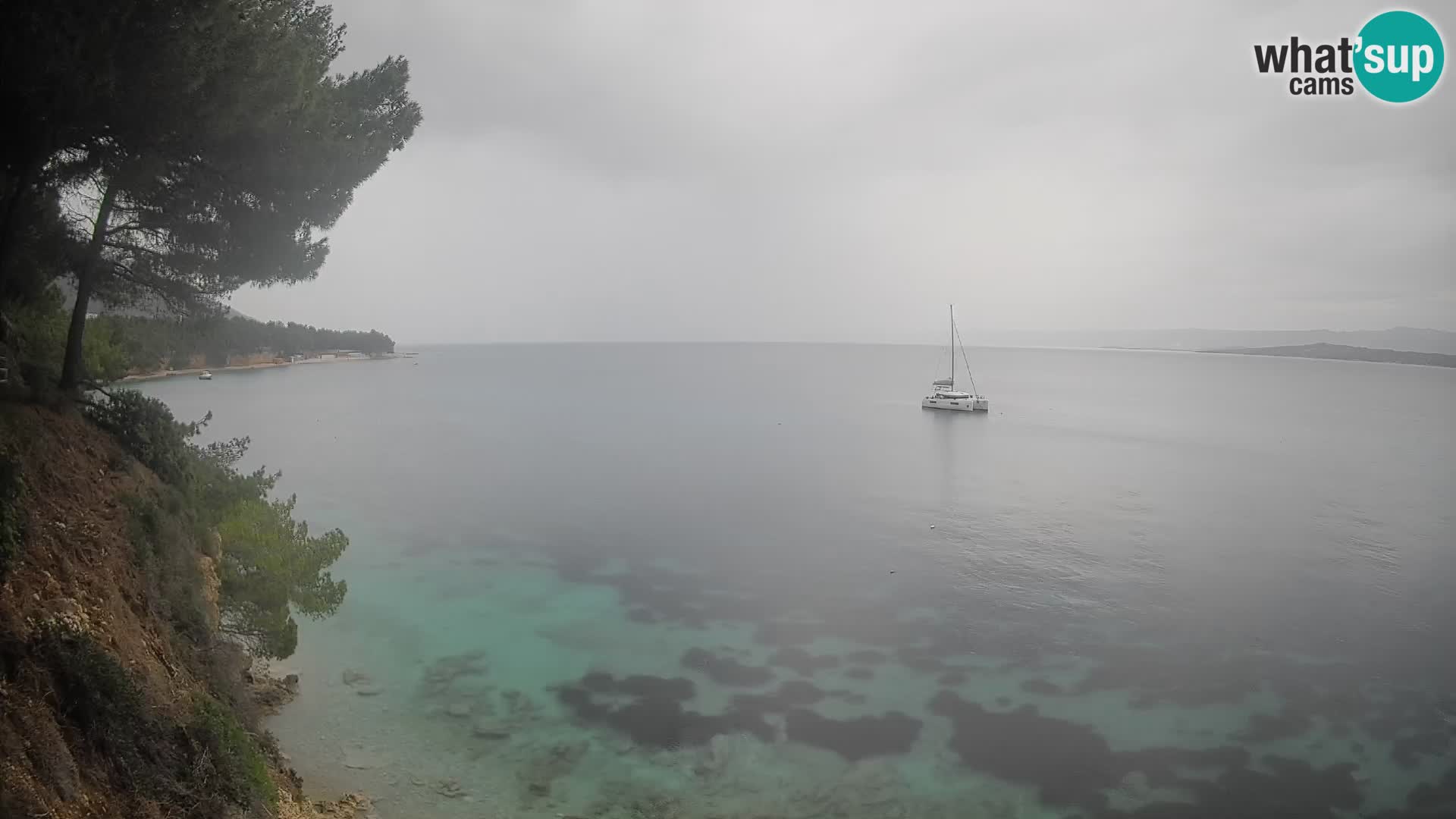 Webcam Strand Potočine Bol – Liveblick auf Borak Beach, Insel Brač