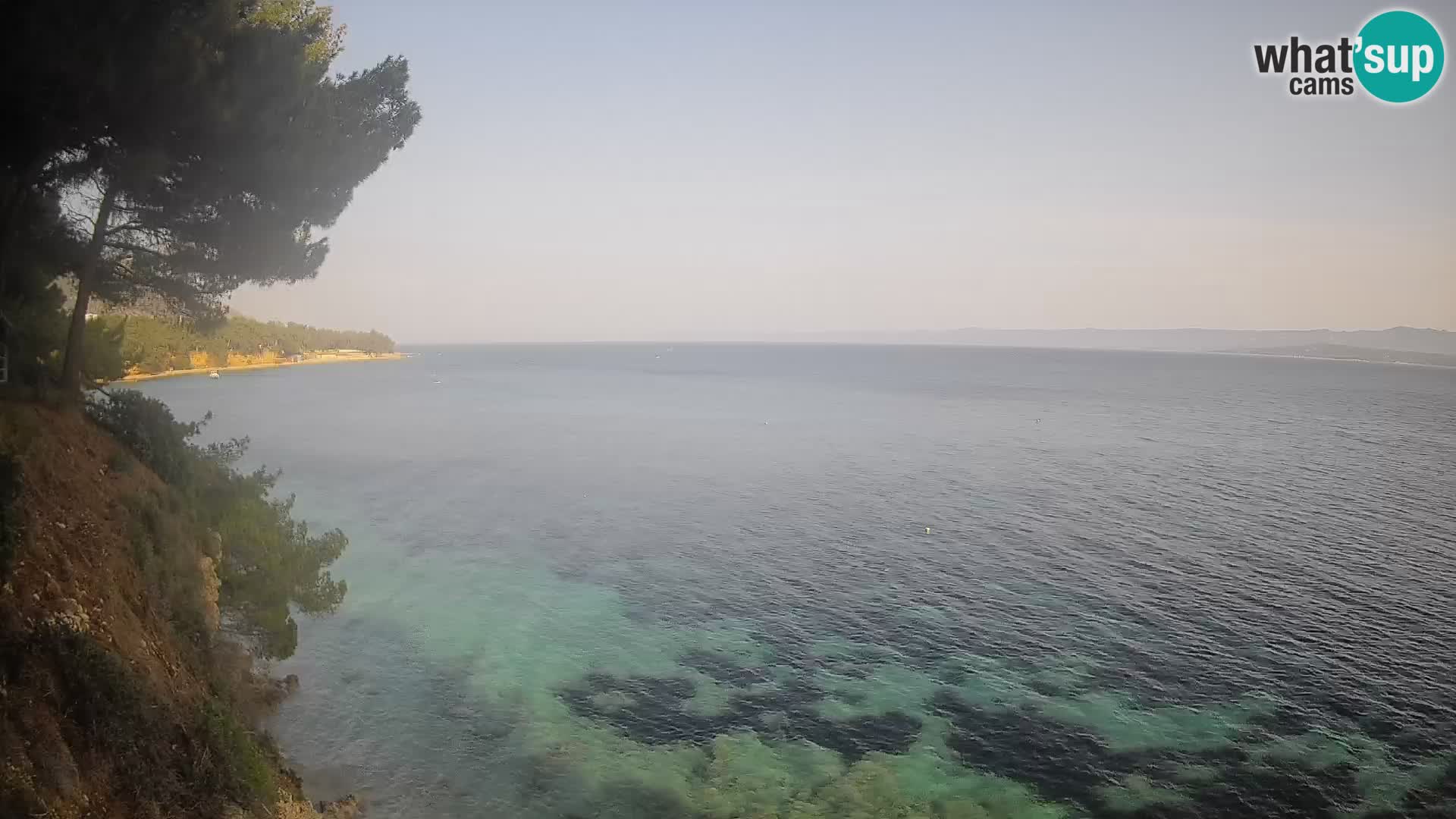 Webcam plage Potočine Bol – Vue en direct sur Borak Beach, île de Brač