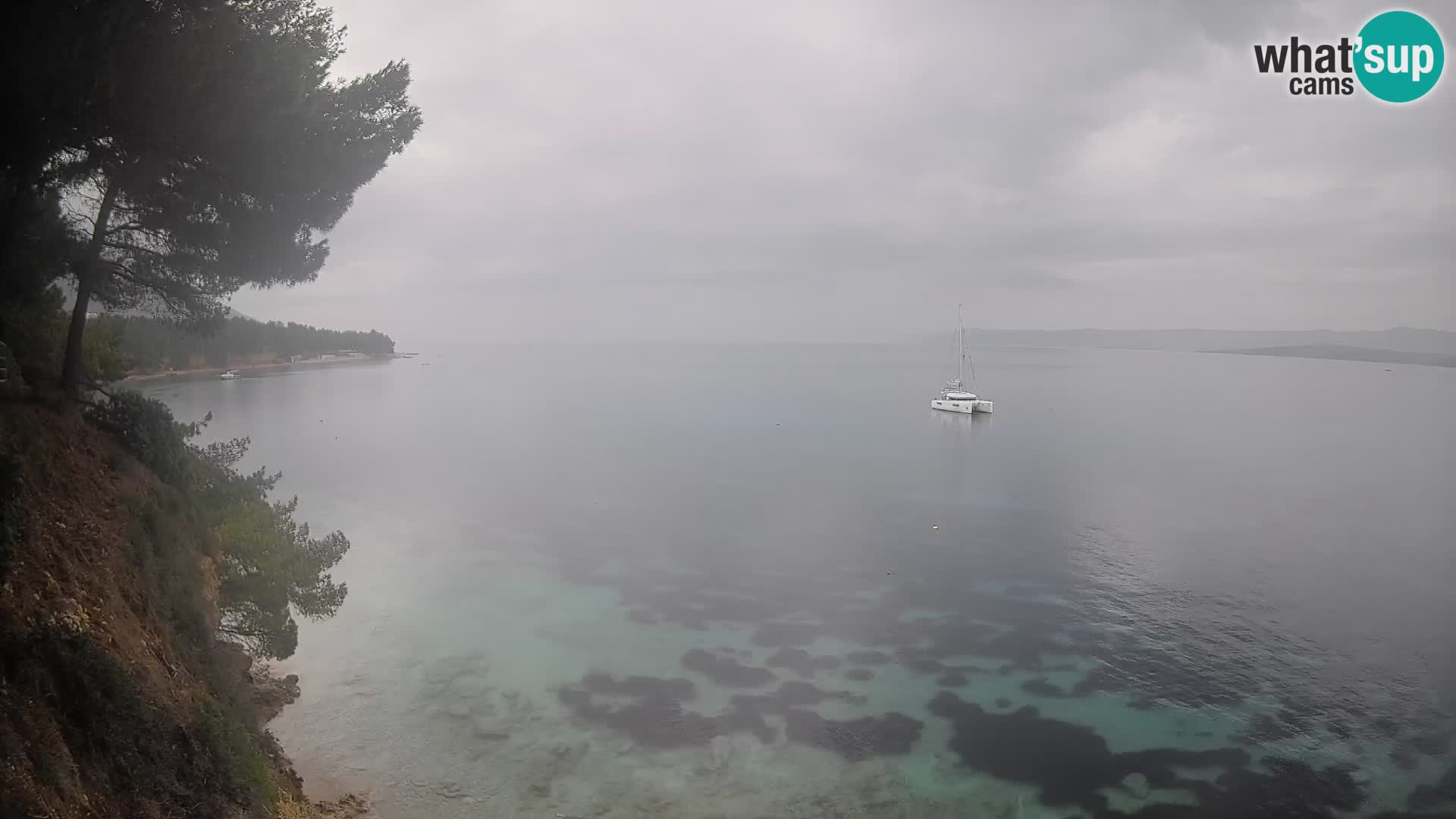 Webcam plage Potočine Bol – Vue en direct sur Borak Beach, île de Brač