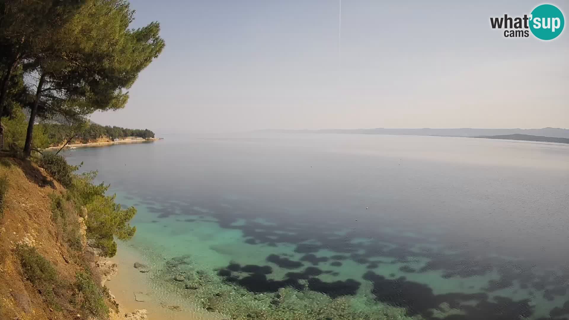 Webcam Potočine Beach Bol – Live View of Borak Beach, Brač Island