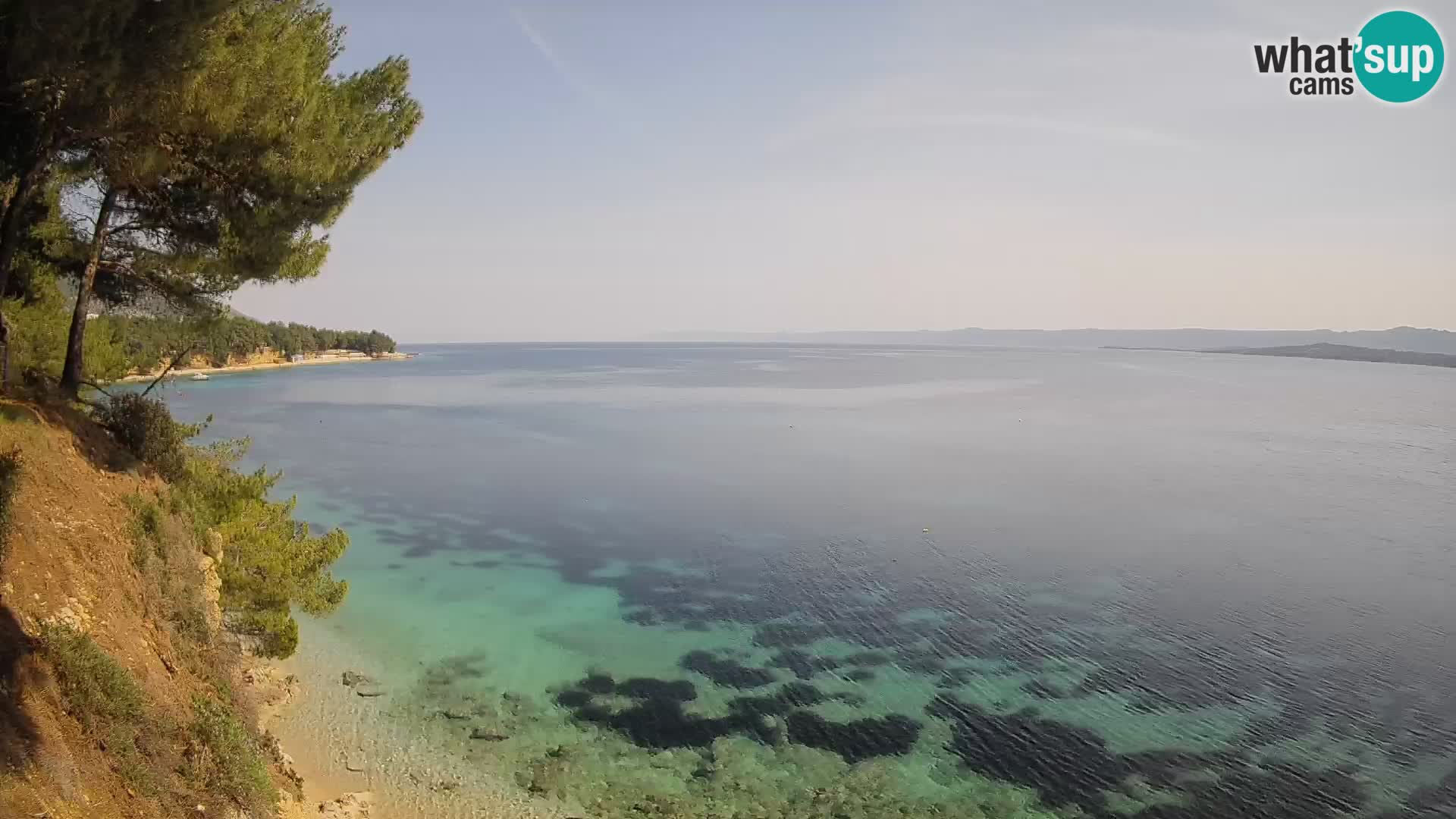 Webcam Potočine Beach Bol – Live View of Borak Beach, Brač Island