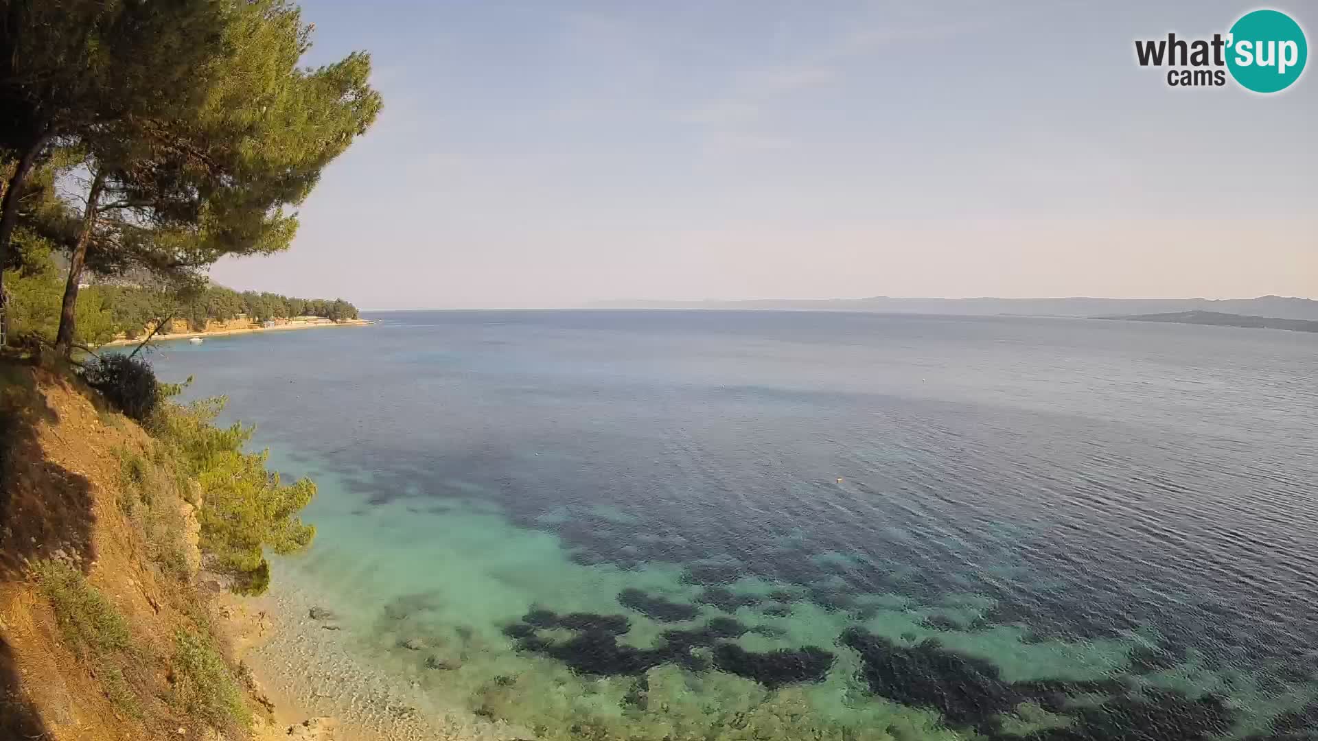 Webcam Potočine Beach Bol – Live View of Borak Beach, Brač Island
