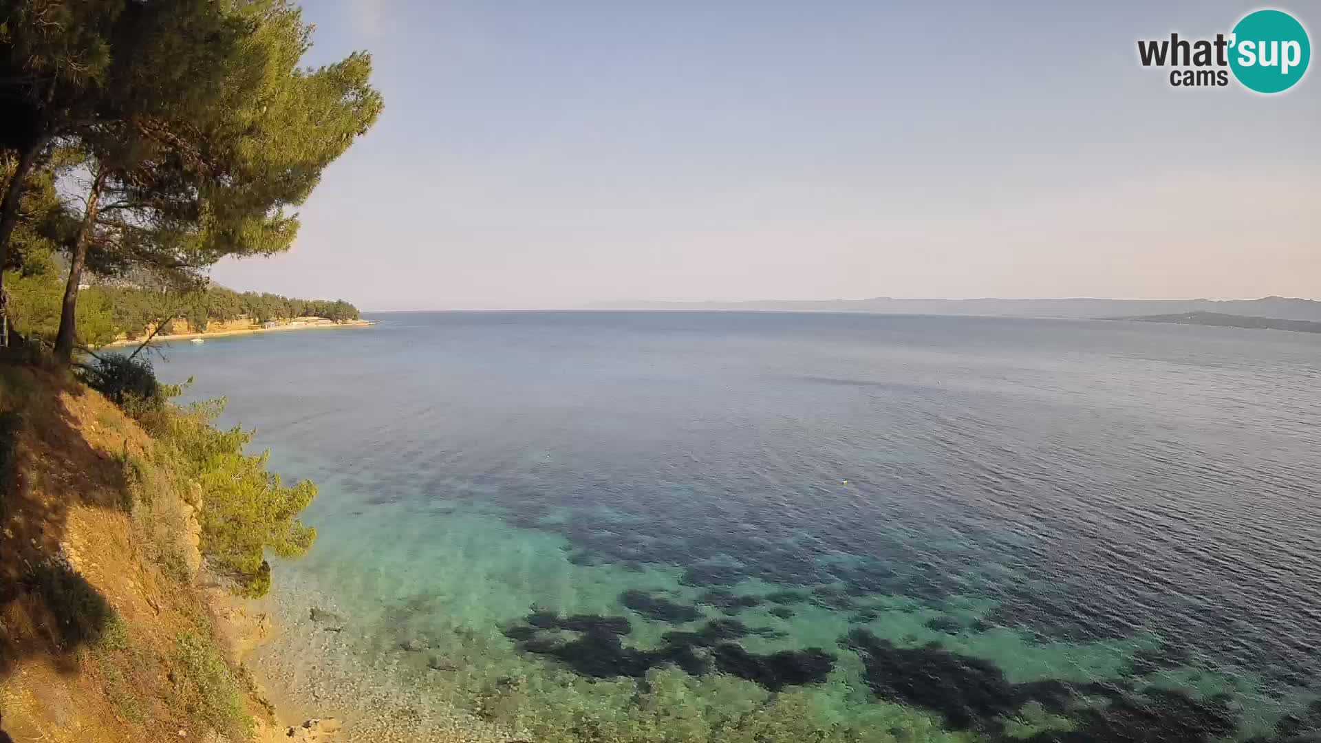 Webcam Potočine Beach Bol – Live View of Borak Beach, Brač Island