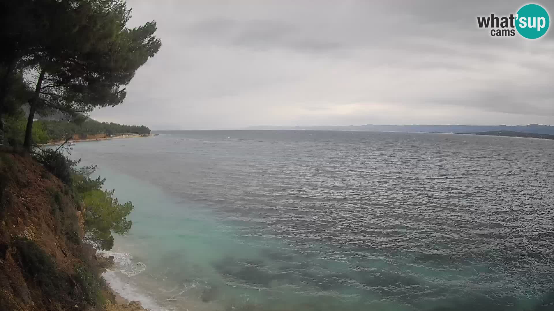 Webcam Potočine Beach Bol – Live View of Borak Beach, Brač Island