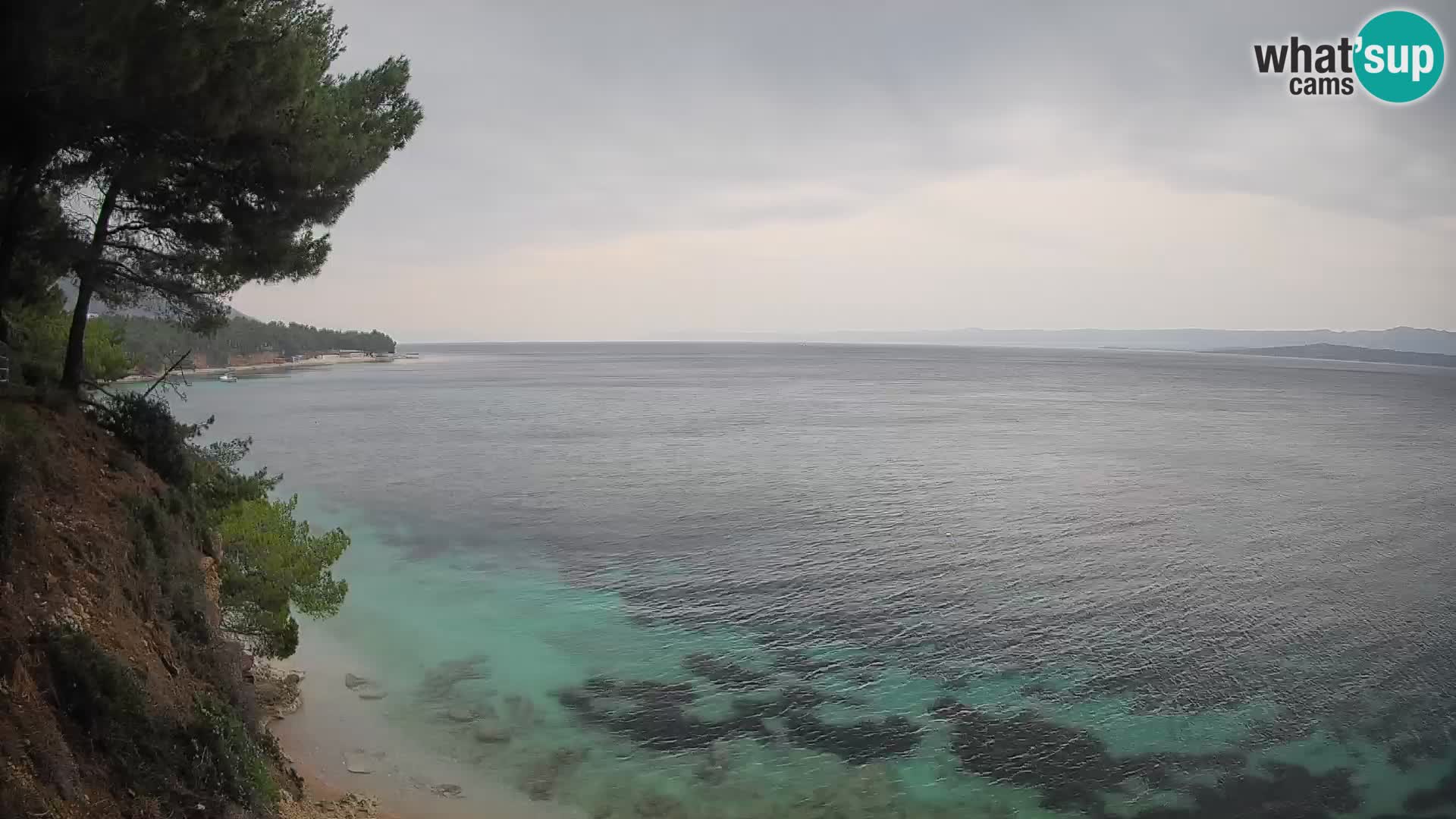 Webcam Strand Potočine Bol – Liveblick auf Borak Beach, Insel Brač