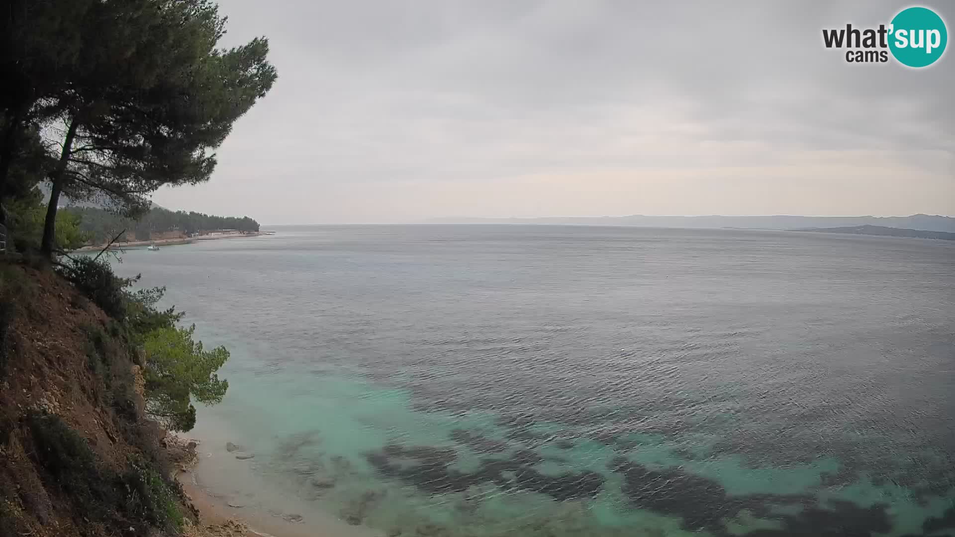 Webcam Potočine Beach Bol – Live View of Borak Beach, Brač Island